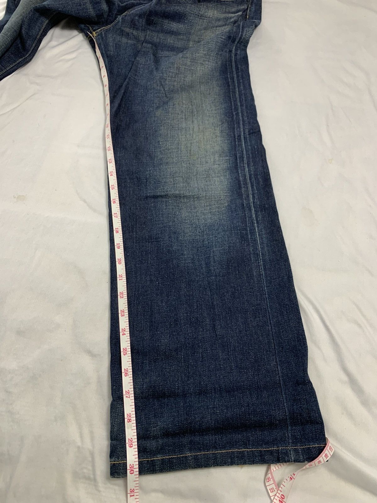 Edwin Vintage edwin selvedge raw jeans denim Size US 31 - 14 Thumbnail
