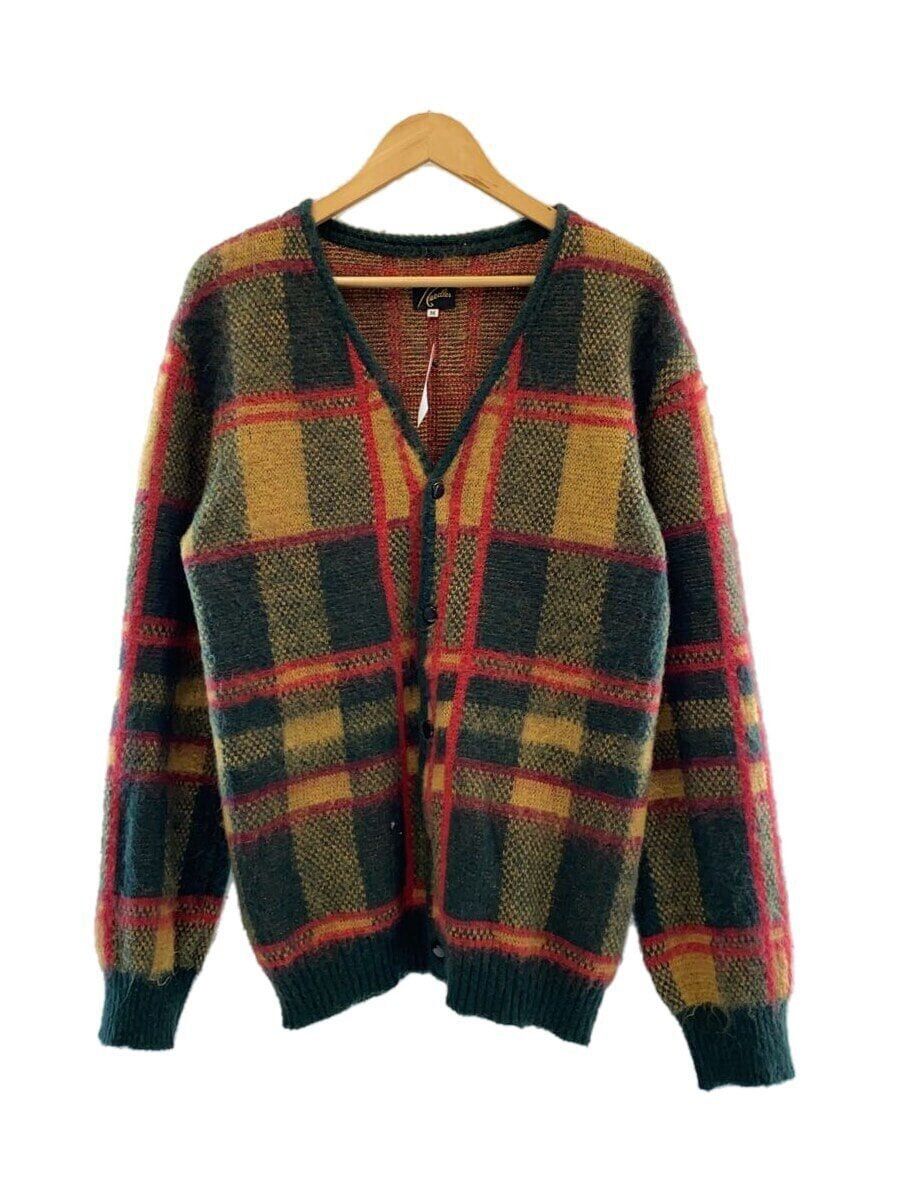 Needles 🐎 Checkered Mohair Cardigan Size US M / EU 48-50 / 2 - 1 Thumbnail