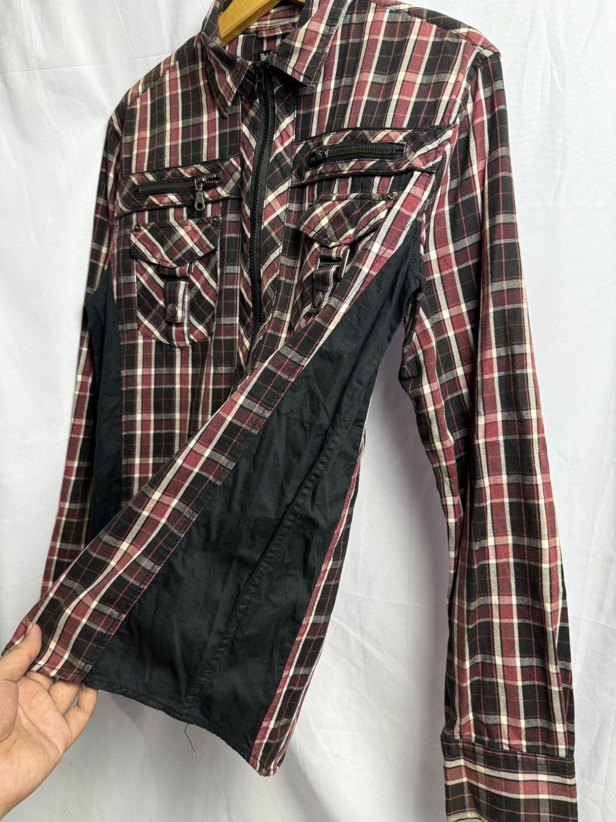 Hysteric Glamour × If Six Was Nine × Japanese Brand Bondage Bulc Mountin Long Shirt Zipper Hybrid Size US L / EU 52-54 / 3 - 3 Thumbnail
