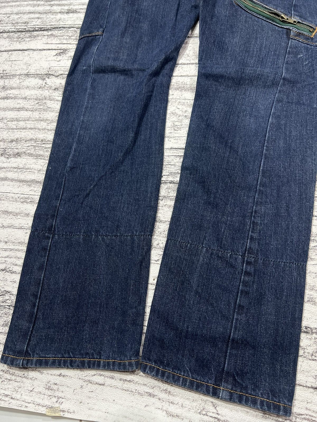 2000s Japanese Hysteric Poem Double Waist Jeans y2k Lgb