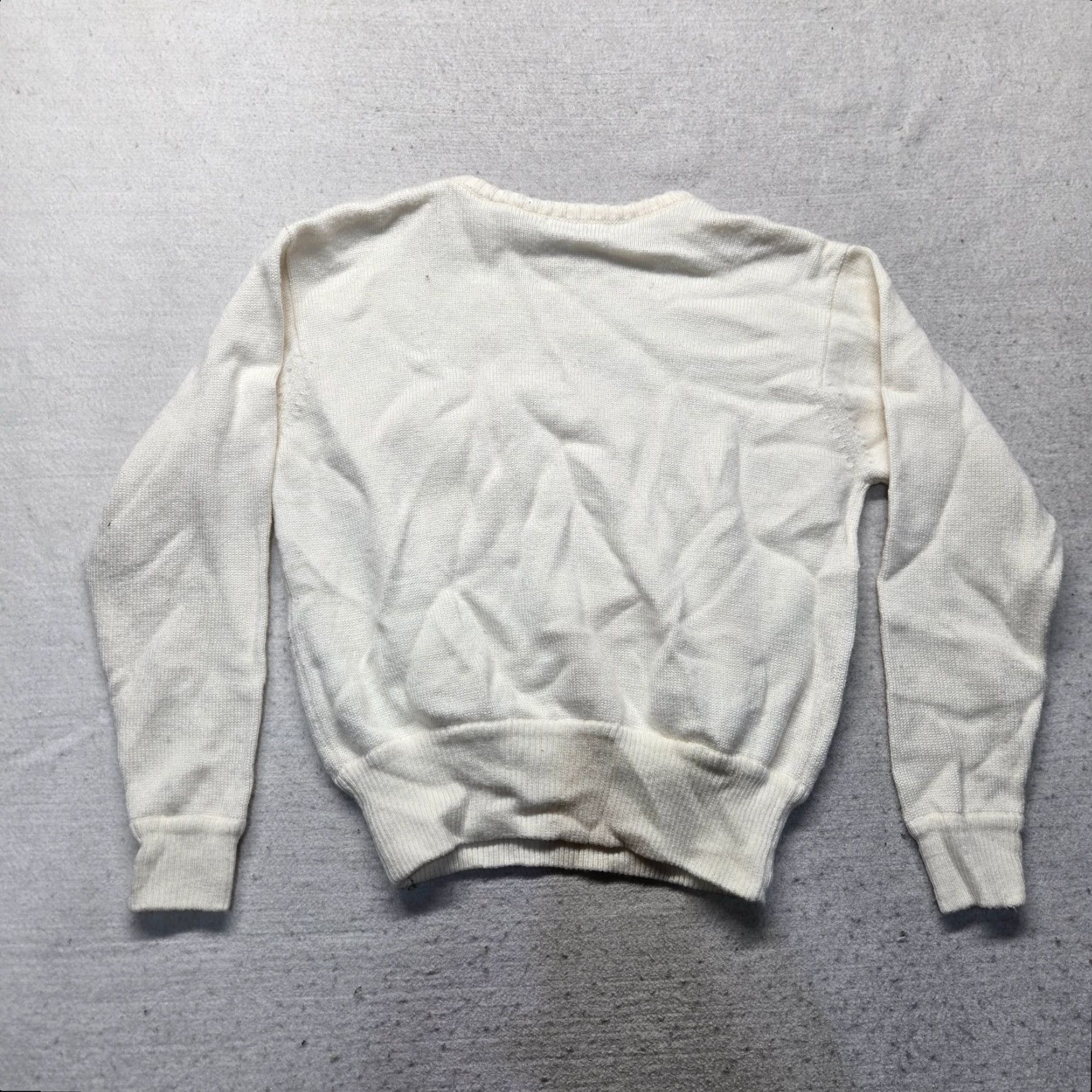 Liz Claiborne Liz Claiborne White Sweater Junior Women S Small Long Sleeve Pullover Cowl Neck Classic Heavyweight Womens Size S / US 4 / IT 40 - 6 Thumbnail