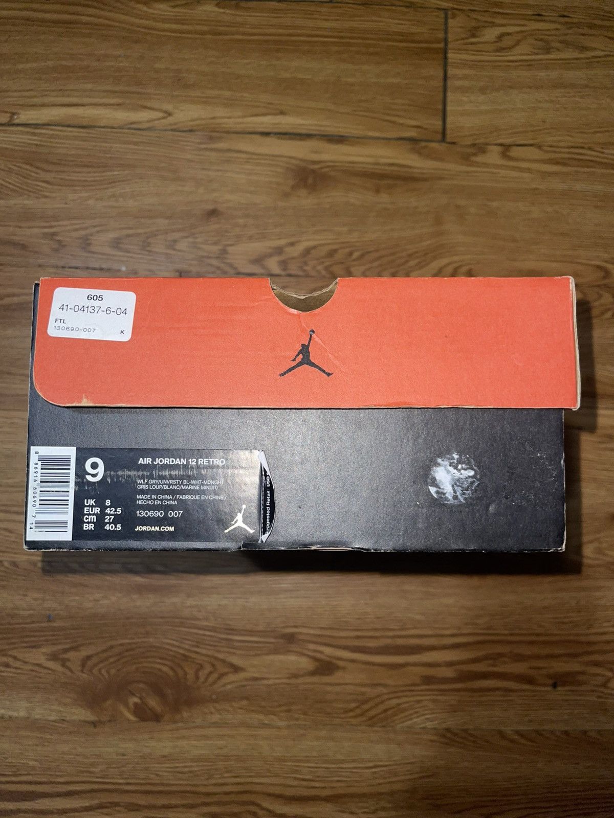 Jordan Brand × Nike Nike Air Jordan Retro 12 “Grey University Blue” size 9 Men’s Size US 9 / EU 42 - 5 Thumbnail