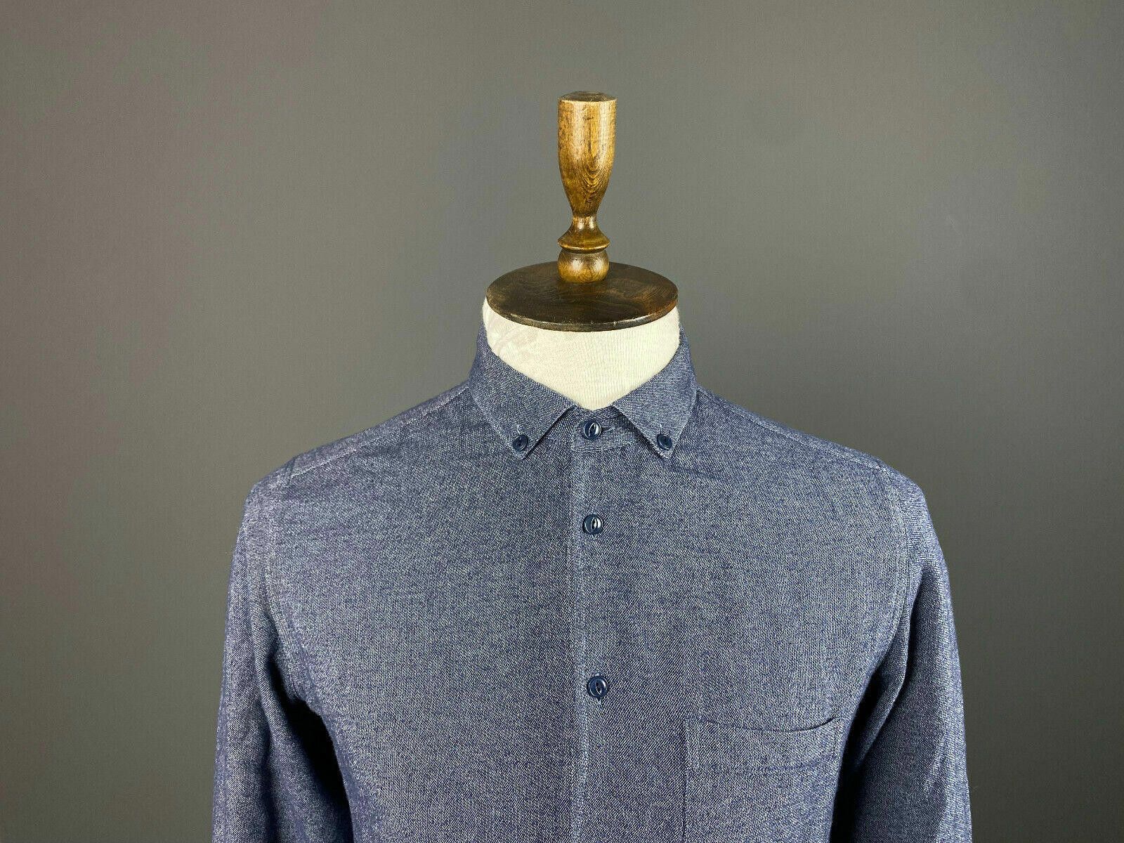 Designer Men You Must Create London Grey Button Up Shirt Size S Size US S / EU 44-46 / 1 - 2 Thumbnail