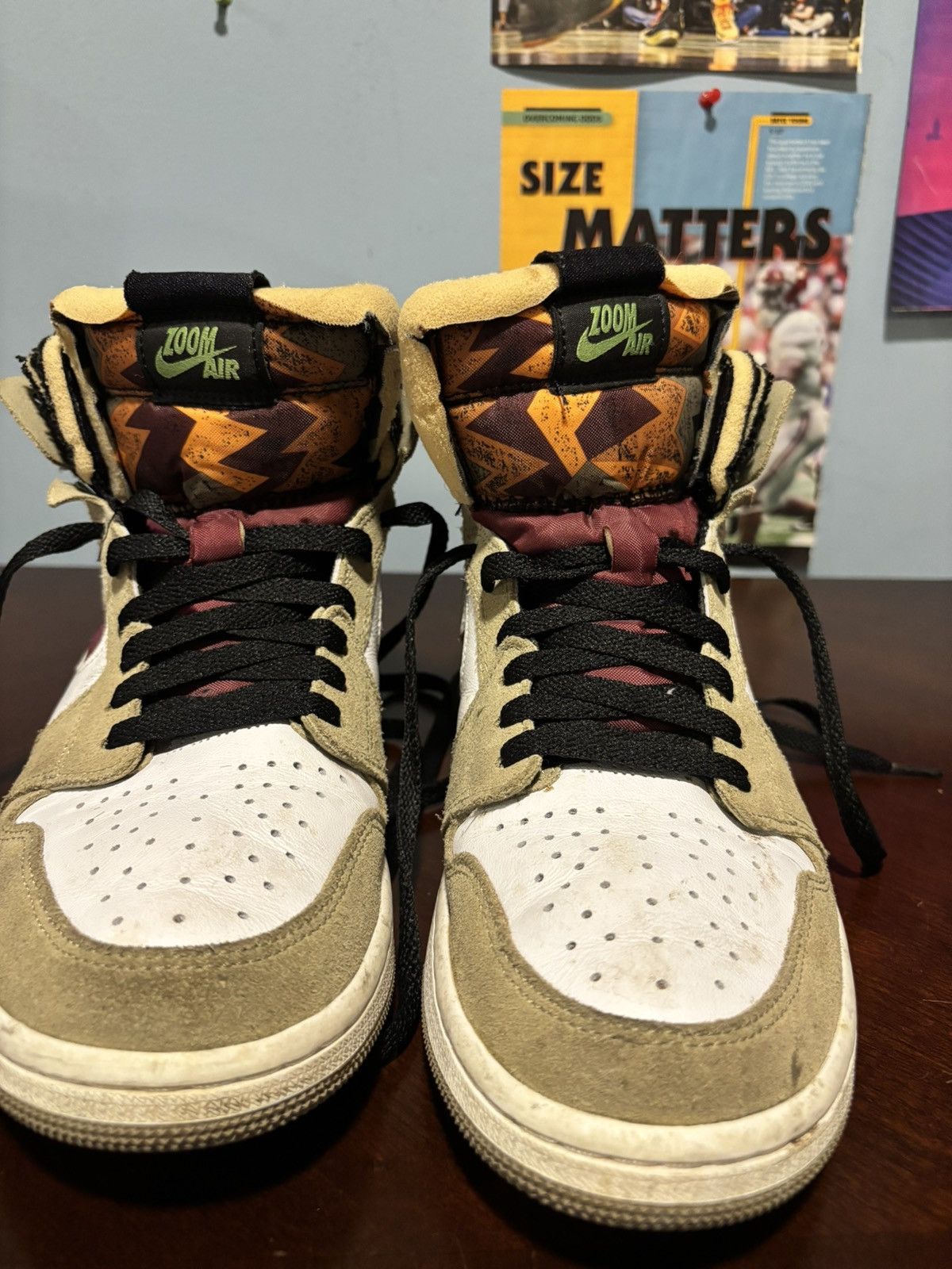 Nike Nike air jordan 1 high neutral olive mens size 9 used Size US 9 / EU 42 - 2 Thumbnail