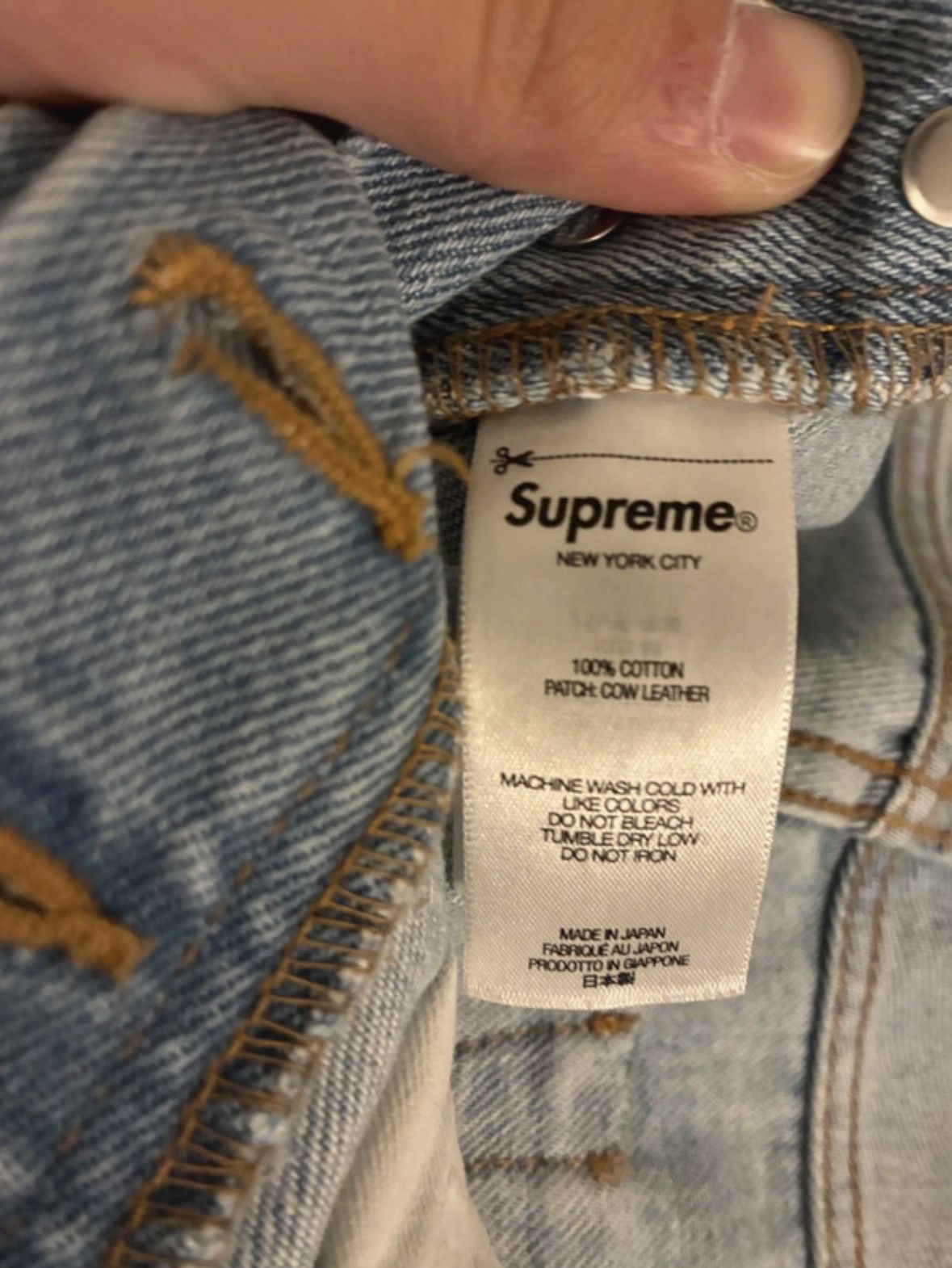 Supreme Supreme NY Indigo Denim Size US 30 / EU 46 - 6 Thumbnail