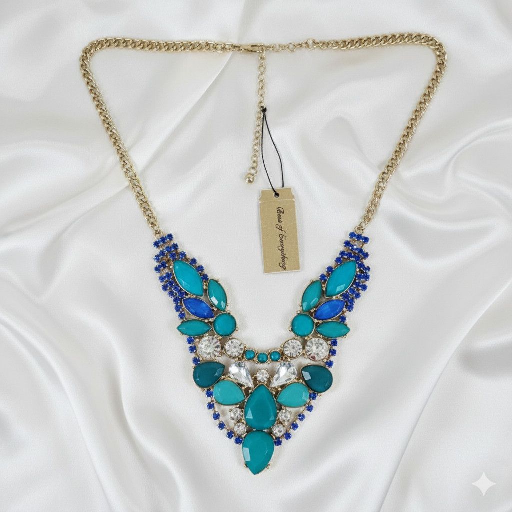 Other Best of Everything 16-18" Necklace Turquoise Teal Blue Cry Size ONE SIZE - 8 Thumbnail