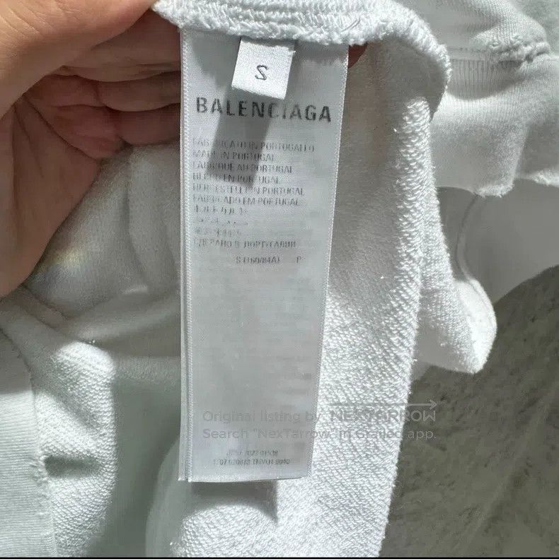 Balenciaga Balenciaga White graffiti letter logo hooded sweater Size US S / EU 44-46 / 1 - 5 Thumbnail
