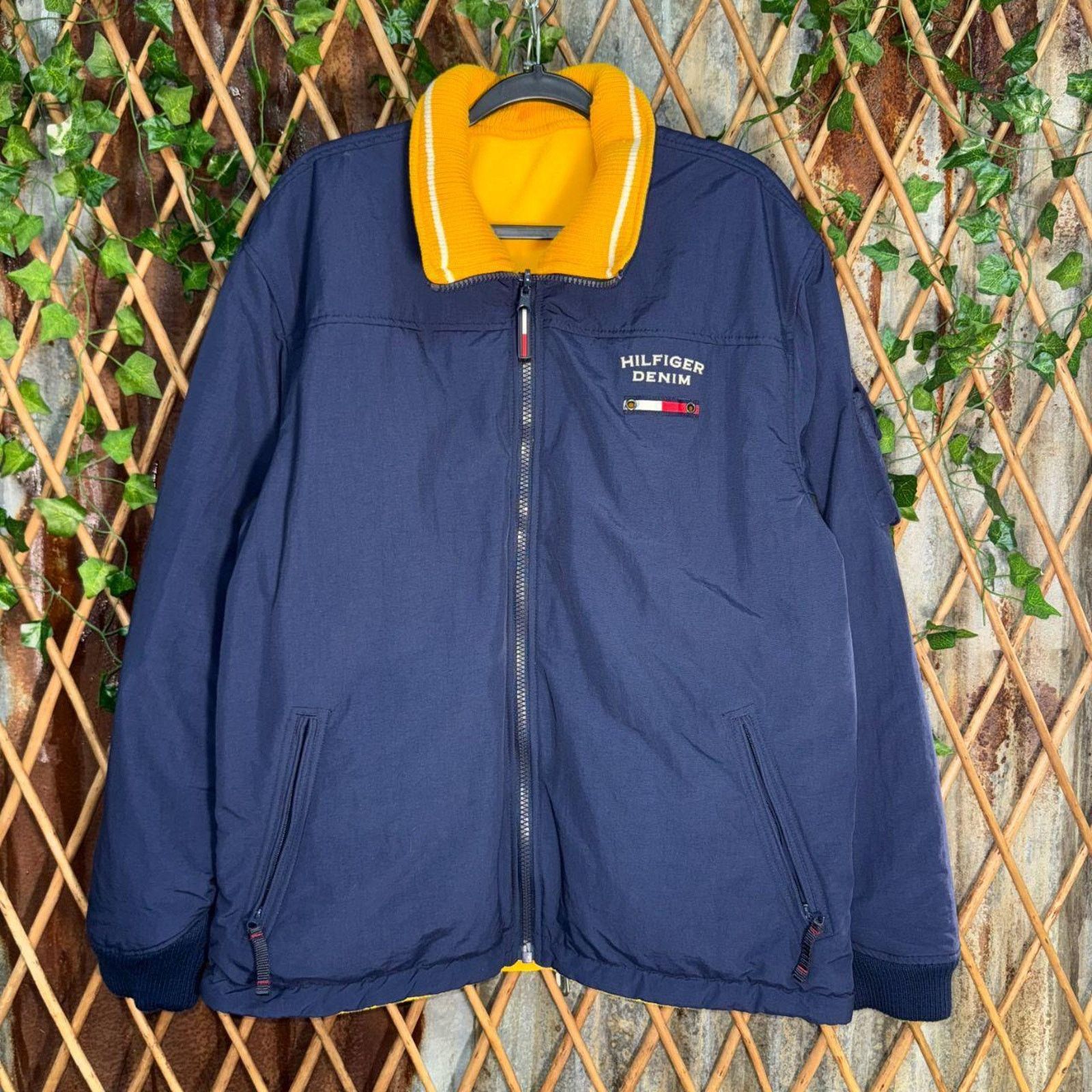 Tommy Hilfiger Vintage y2k tommy hilfiger reversible 1990s embroider jacket Size US XL / EU 56 / 4 - 1 Thumbnail