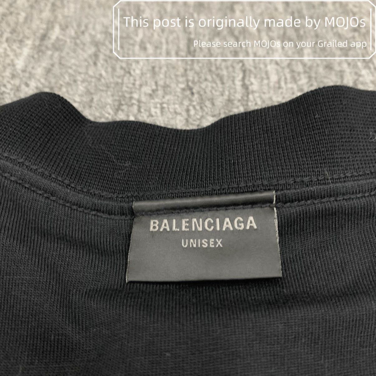 Balenciaga Balenciaga Inside Out Logo Tee mojos1420 Size US L / EU 52-54 / 3 - 3 Thumbnail