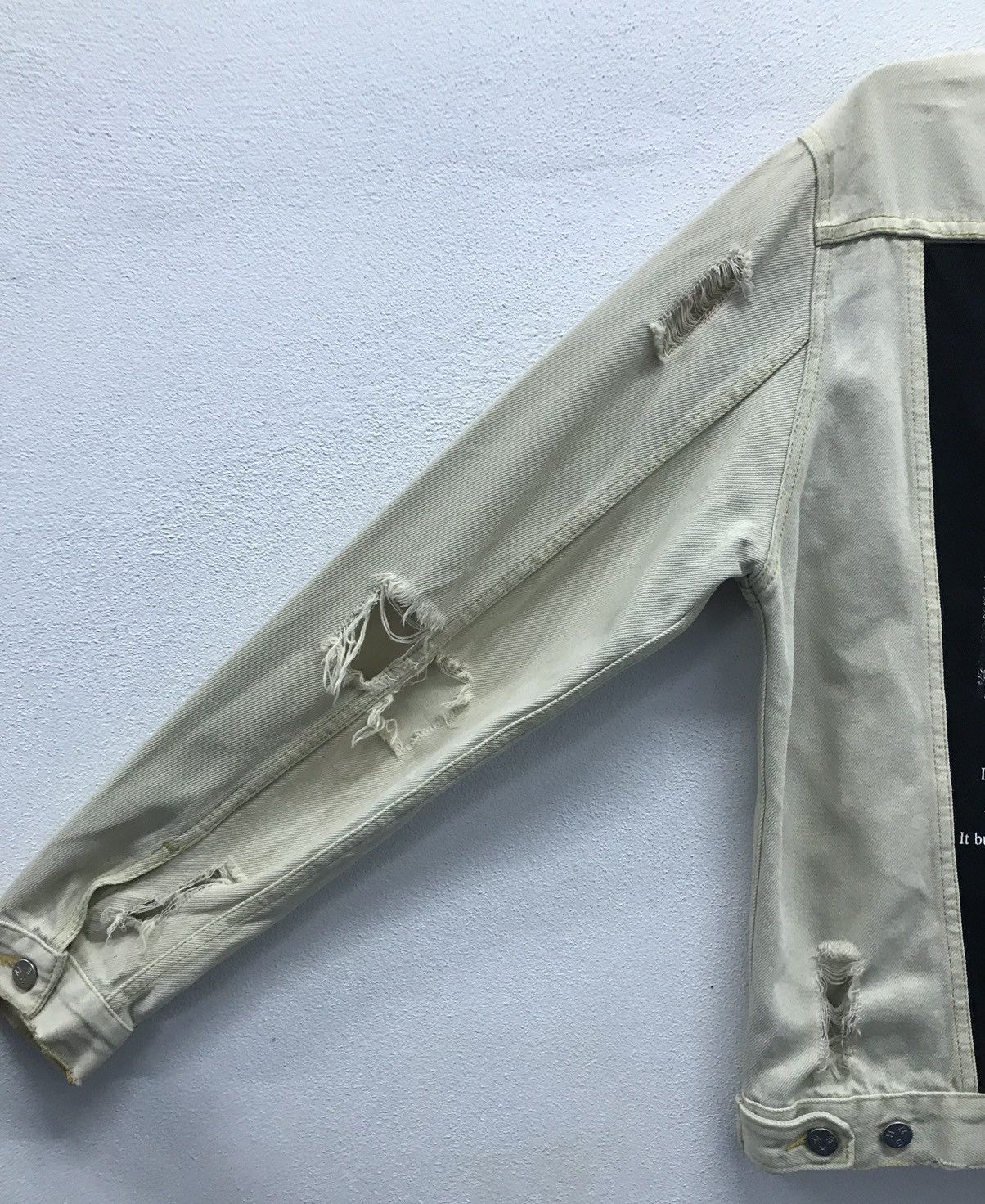 Misbhv They Drained My Very Soul Denim Jacket Size US S / EU 44-46 / 1 - 17 Thumbnail