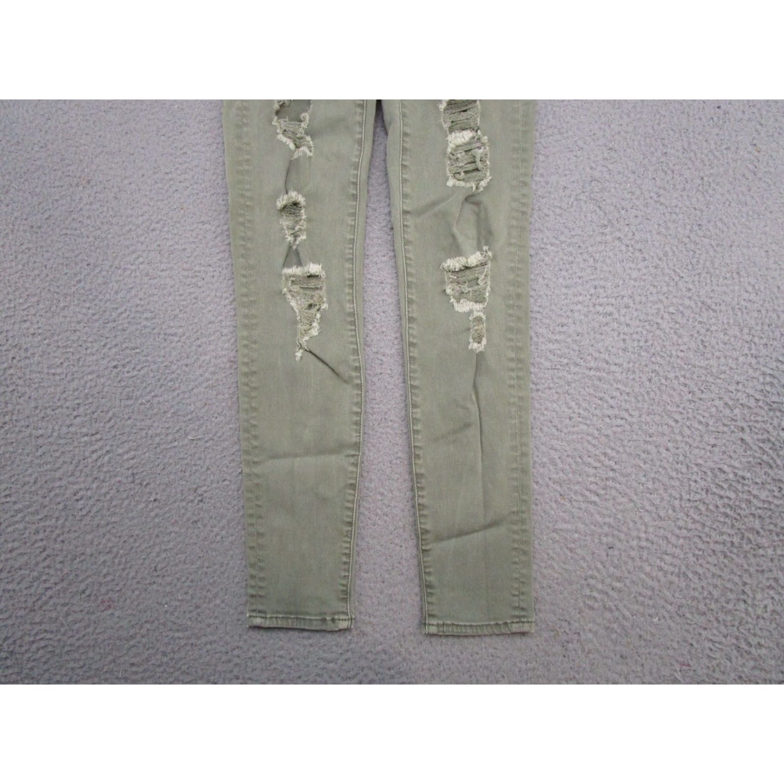 American Eagle Outfitters American Eagle Outfitters Jegging Jeans Women's 4 Green Olive Stretch Distressed 5-Pocket Denim Cotton Blend Regular Size Type: Regular Gender: Women Size 27" / US 4 / IT 40 - 2 Thumbnail