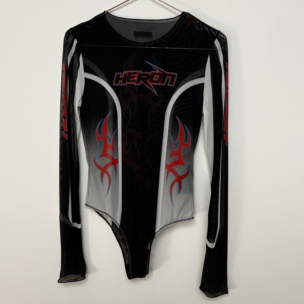 Heron Preston Heron Preston Gothic Mesh Bodysuit (unisex) Size US M / EU 48-50 / 2 - 2 Thumbnail