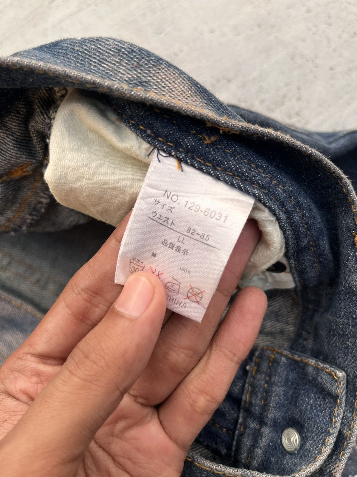 14th Addiction IN THE ATTIC POEM DISTRESSED JEANS PUNK LGB Y2K Size US 30 / EU 46 - 3 Thumbnail