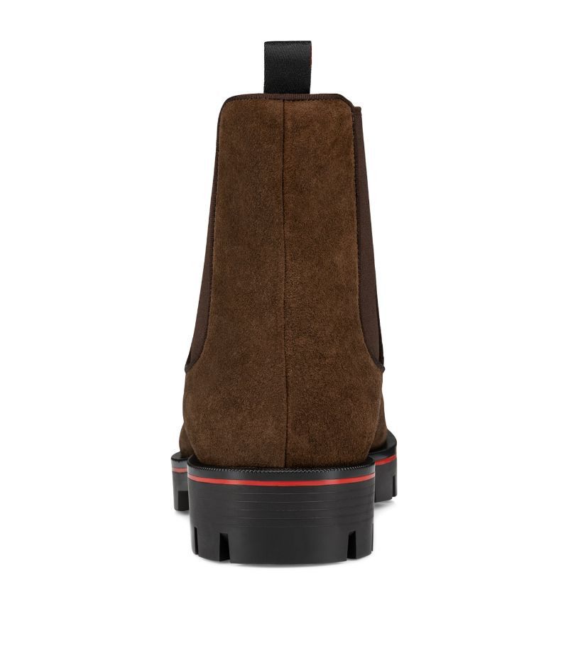 Christian Louboutin o1s1wg110924 Alpinosol Calf Leather Boots in Brown Size US 8 / EU 41 - 4 Thumbnail