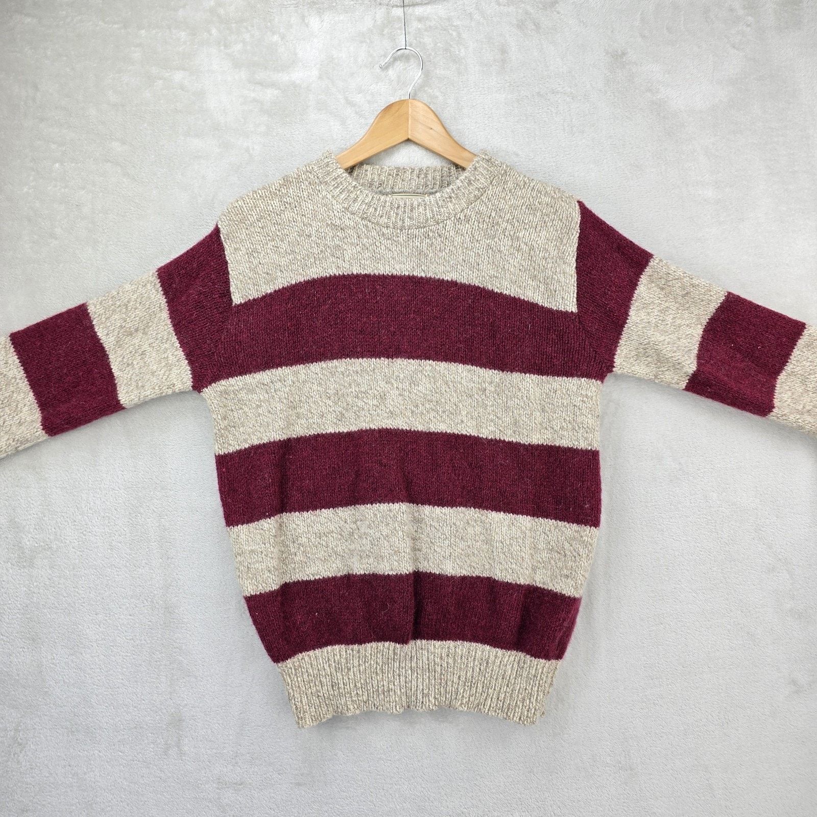 L.L. Bean Vintage L.L. Bean Wool Knit Sweater Womens Medium 80s USA Size M / US 6-8 / IT 42-44 - 2 Thumbnail