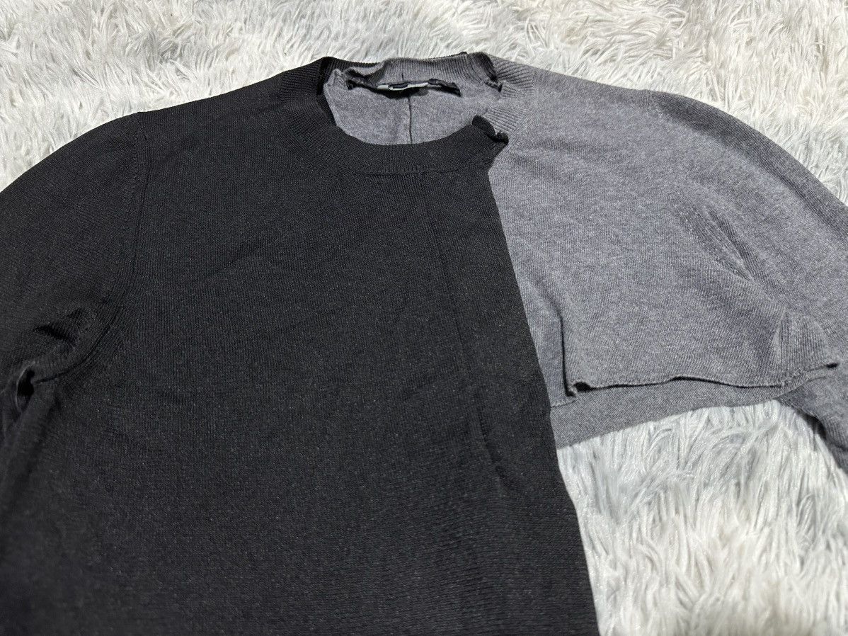 Comme des Garcons 🔥Comme Des Garcons Asymmetric Split Deconstructed Knit Ls Size US M / EU 48-50 / 2 - 7 Thumbnail