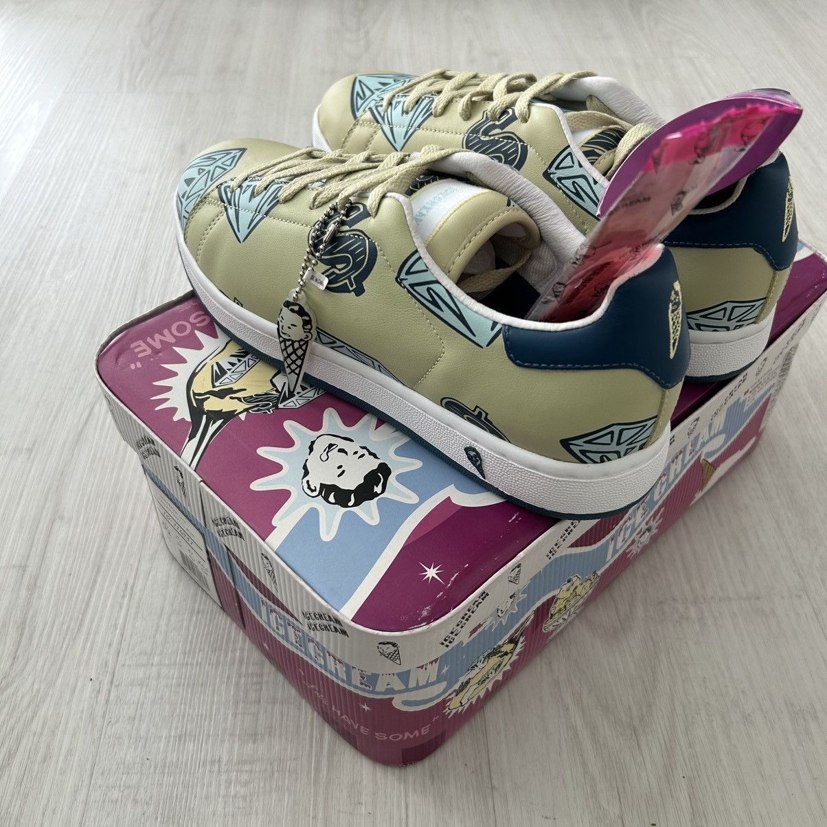 Billionaire Boys Club × Icecream × Reebok VERY RARE OG REEBOK X BBC/ICE CREAM BOUTIQUE SNEAKER Size US 8.5 / EU 41-42 - 6 Thumbnail