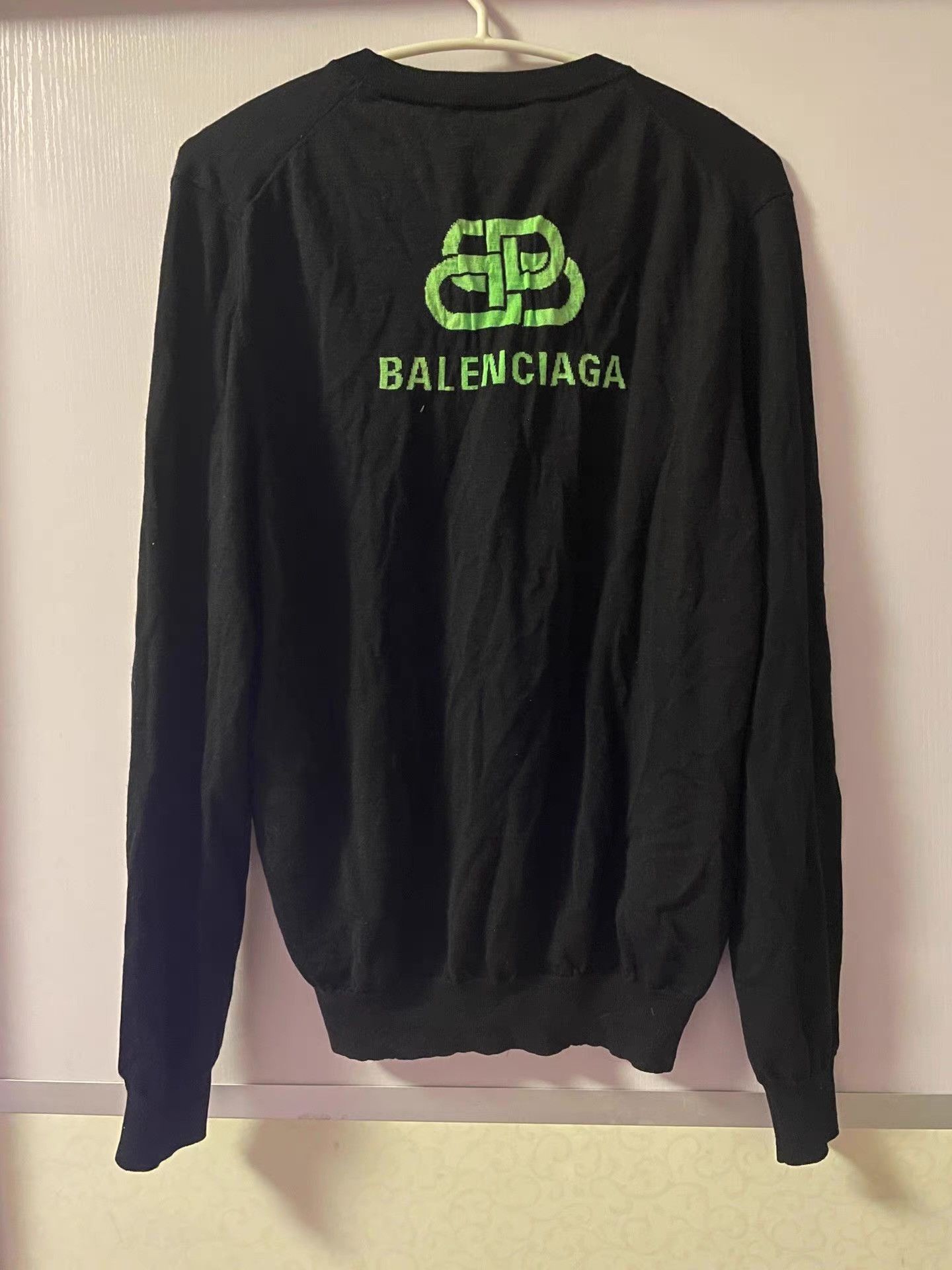 Balenciaga Balenciaga black wool sweater Q4 Size US M / EU 48-50 / 2 - 1 Thumbnail