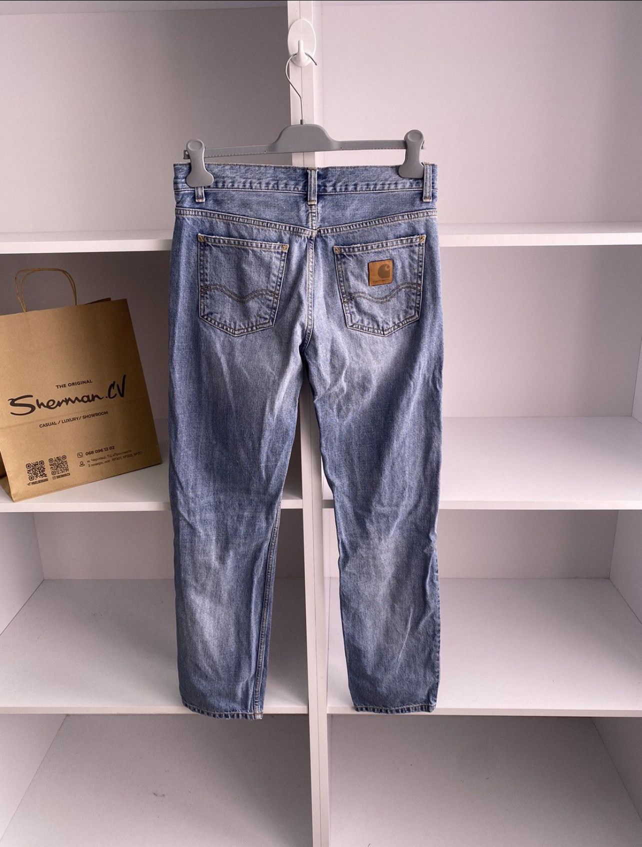 Carhartt × Carhartt Wip × Vintage Vintage Carhartt Denim Blue Jeans Size US 30 / EU 46 - 1 Thumbnail