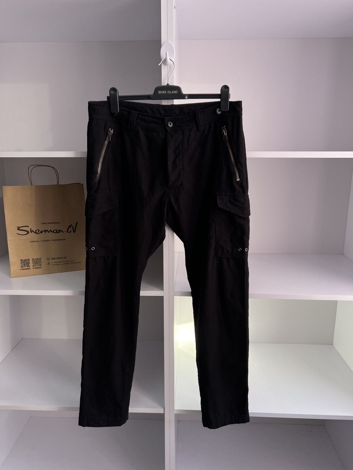 Diesel × Vintage Vintage Diesel Black Archival Japanese Style Pants Size US 34 / EU 50 - 4 Thumbnail