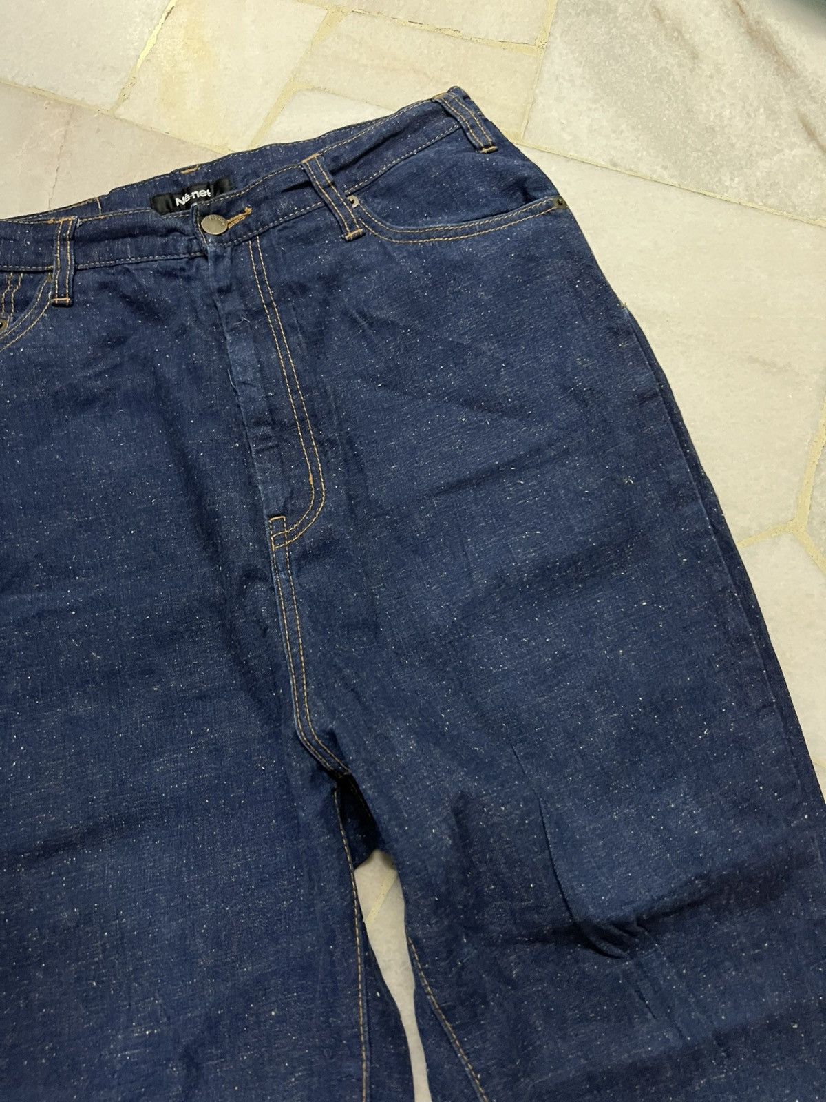 Issey Miyake 💥Best Offer💥Ne-Net By Issey Miyake Denim Drop Crotch Jean Size US 30 / EU 46 - 8 Thumbnail
