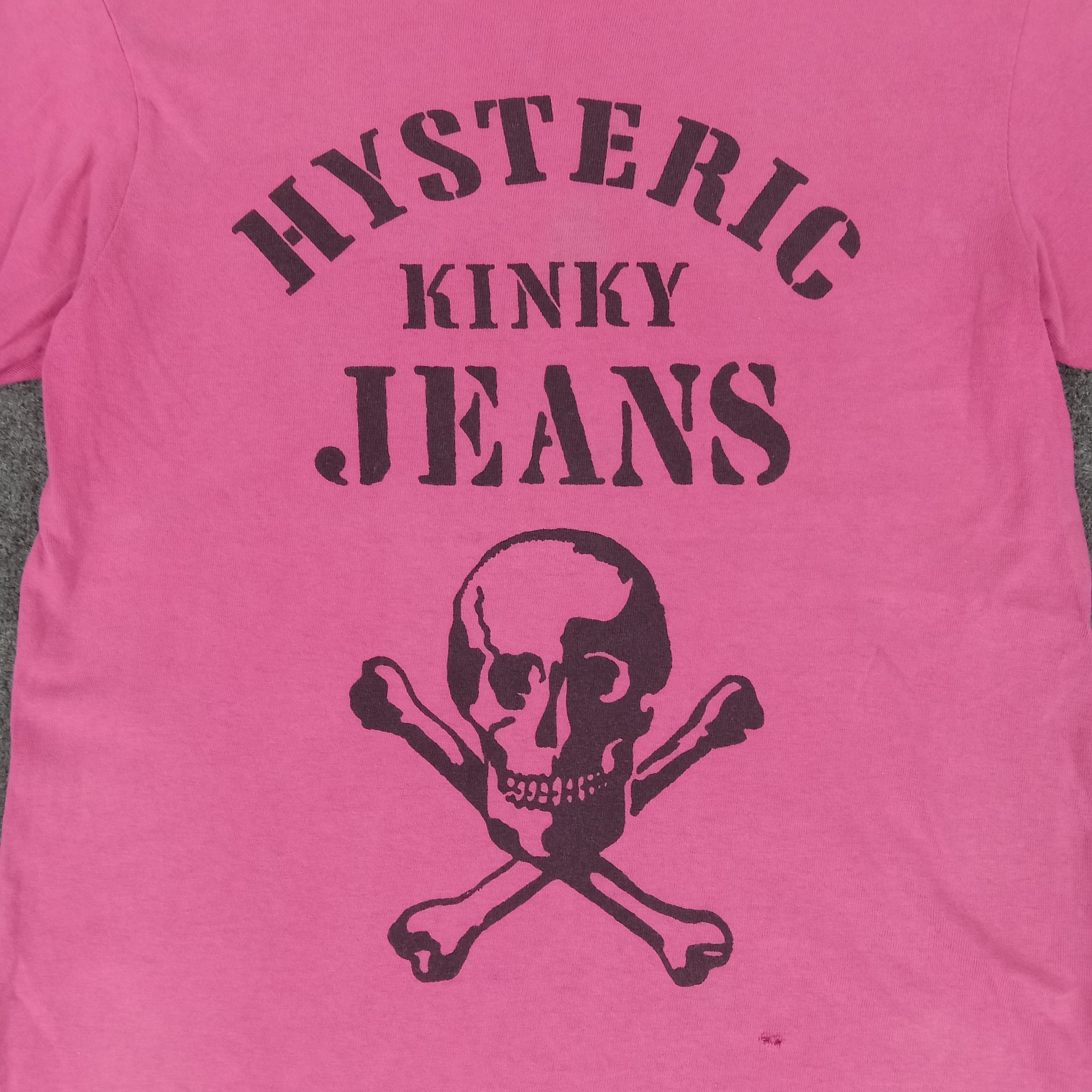 Hysteric Glamour × Japanese Brand × Vintage Hysteric Glamour Japanese Brand Kinky Jeans Tshirt Size S / US 4 / IT 40 - 2 Thumbnail