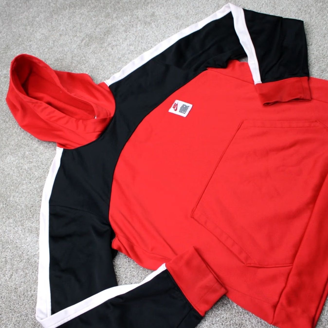 Nike Nike Force Hoodie Mens Medium Red Black Therma Fit Hooded Sweatshirt Size US M / EU 48-50 / 2 - 7 Thumbnail