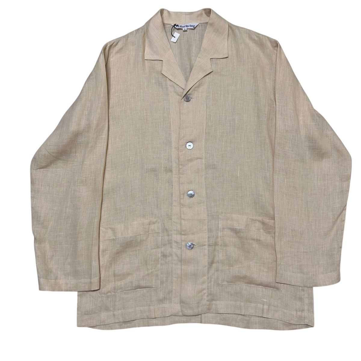 Yohji Yamamoto 739 90s Y's Yohji Yamamoto set up room wear linen vintage Size US L / EU 52-54 / 3 - 2 Thumbnail