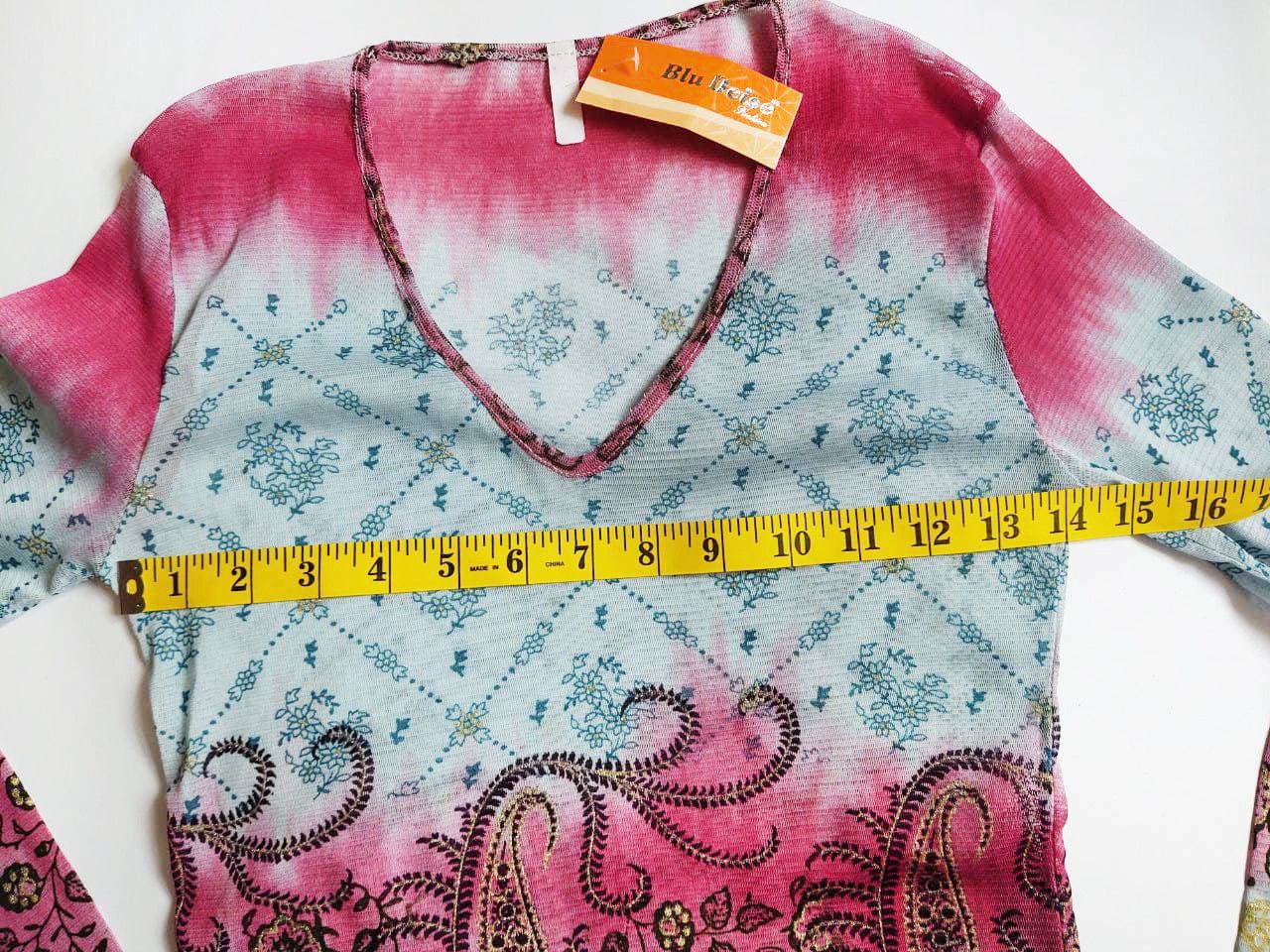 Vintage Vintage Mesh Long Sleeve Top sz L Size L / US 10 / IT 46 - 2 Thumbnail