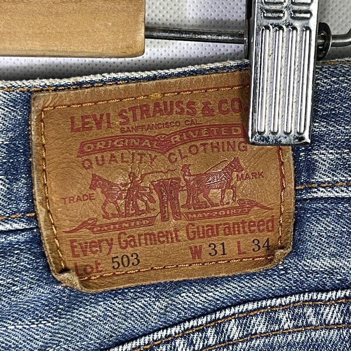 Levi's Vintage Clothing Vintage Levis 503 Distressed Trashed Jeans Size US 31 - 10 Thumbnail