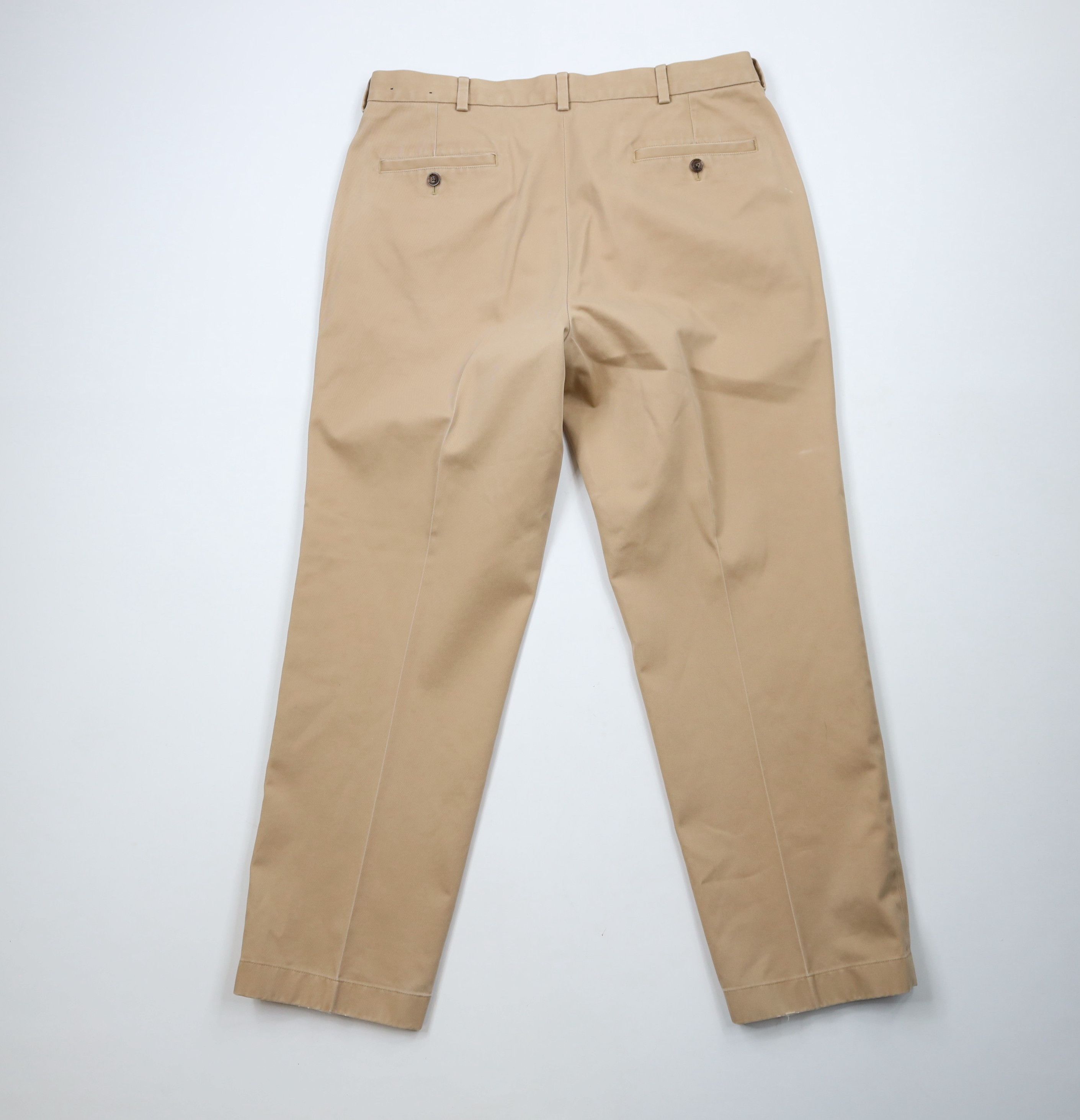 Brooks Brothers × Vintage Vintage Brooks Brothers Clark Advantage Chino Pants Beige Size US 37 - 11 Thumbnail