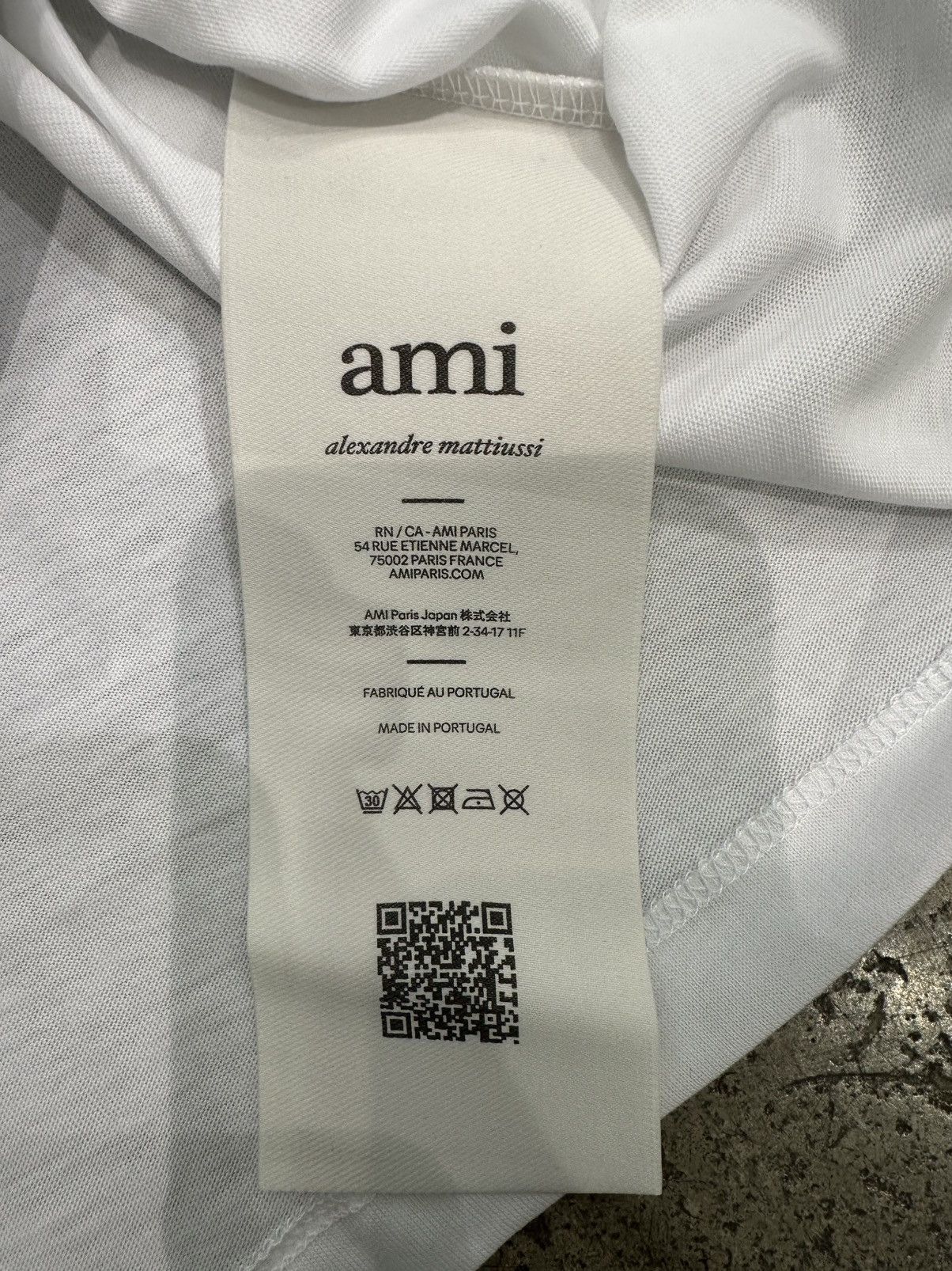 AMI AMI - ADC Tshirt Wool Gabardine White Size US M / EU 48-50 / 2 - 4 Thumbnail