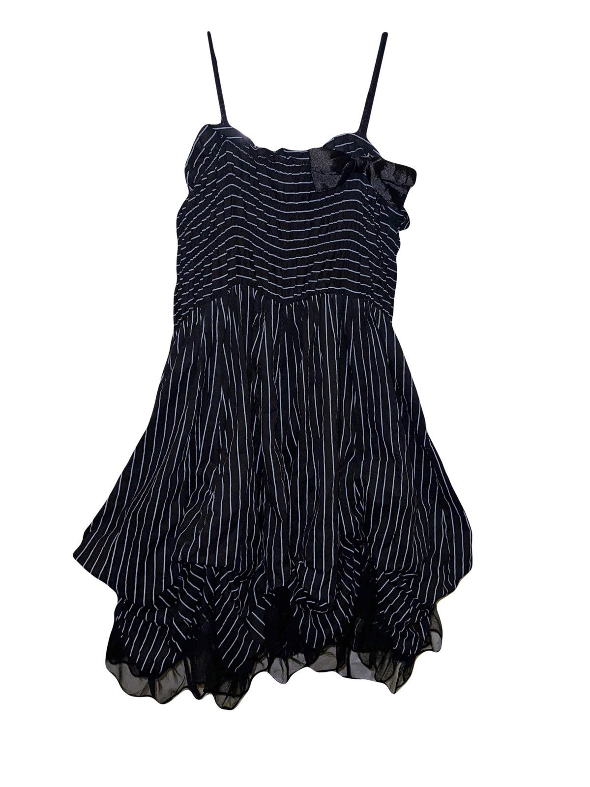 Japanese Brand Dark coquette babydoll mini dress 🎀➕ Size ONE SIZE - 1 Thumbnail