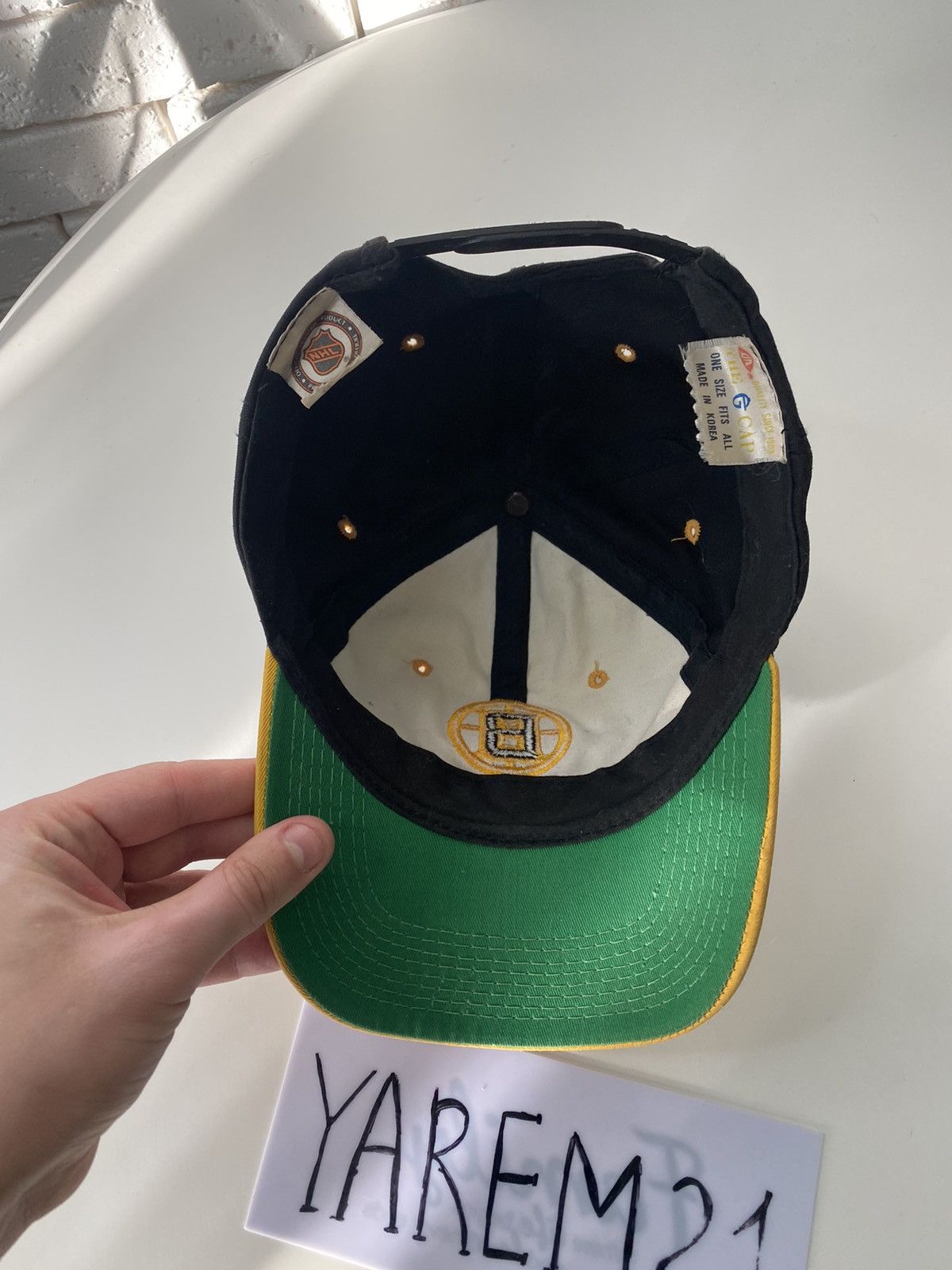 NHL Boston Bruins vintage cap hat Size ONE SIZE - 7 Thumbnail