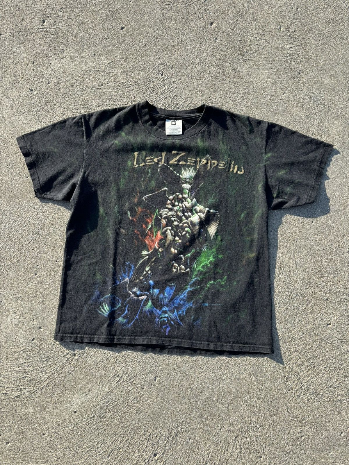 Band Tees Vintage 1997 Led Zeppelin Stairway To Heaven AOP T Shirt Size US L / EU 52-54 / 3 - 1 Thumbnail