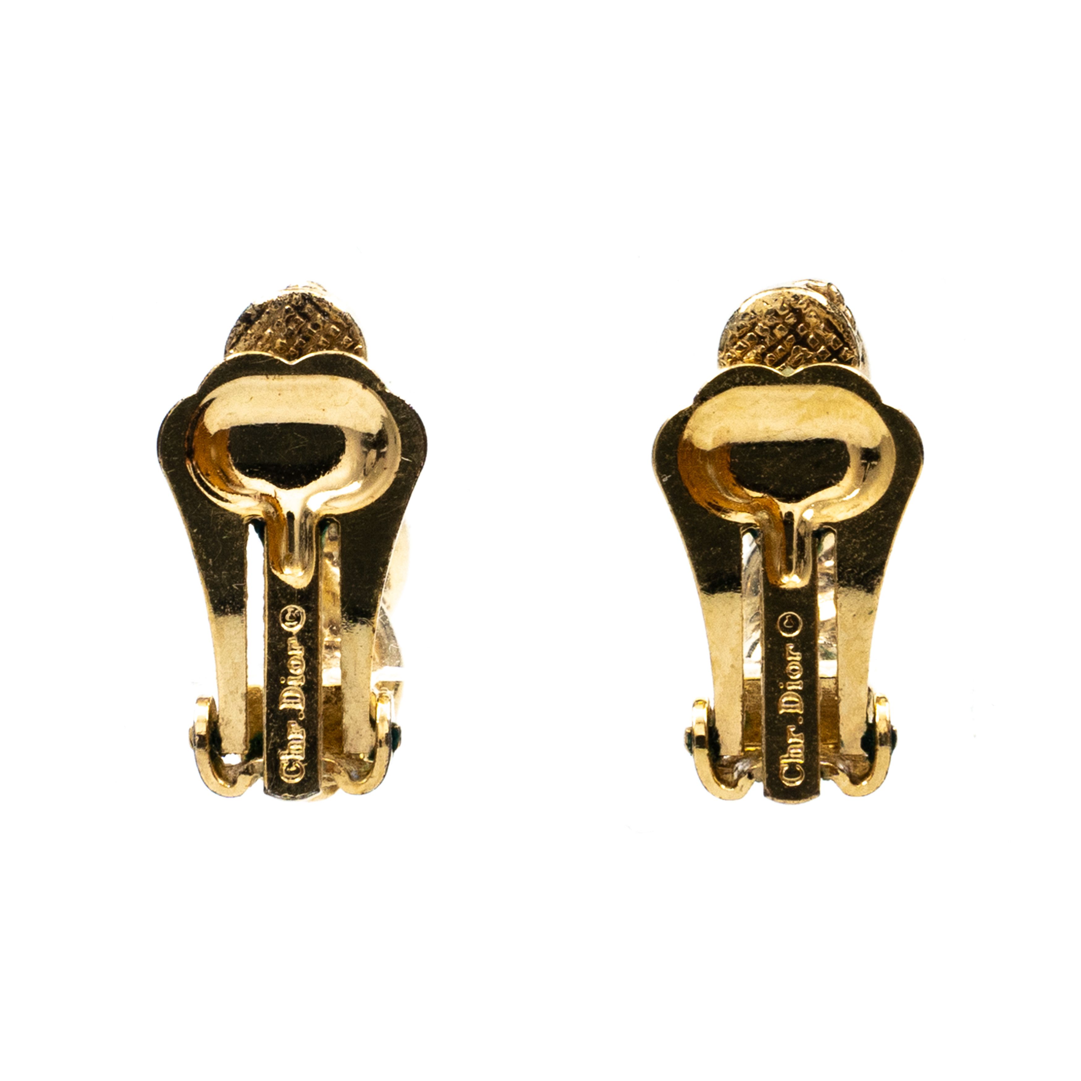 Dior Dior Clip Earrings Size ONE SIZE - 2 Thumbnail