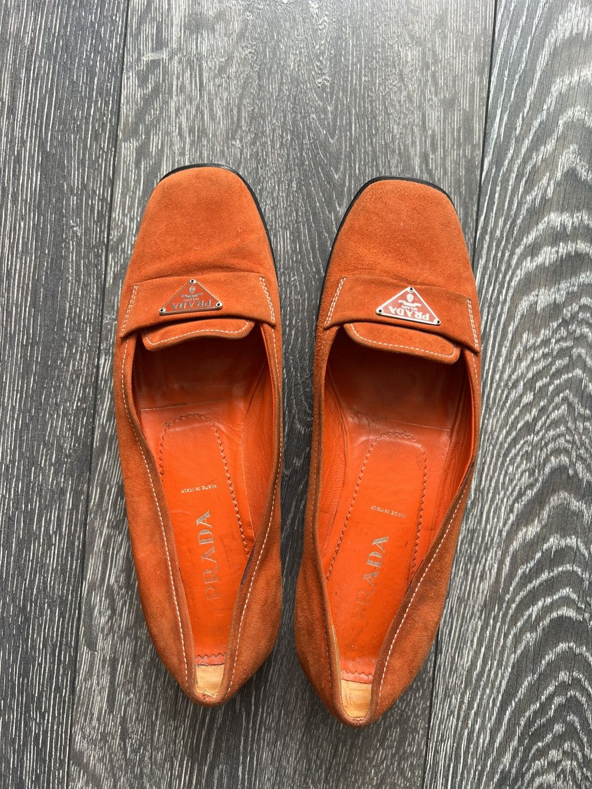 Prada Prada suede penny loafers Size US 6 / IT 36 - 3 Thumbnail