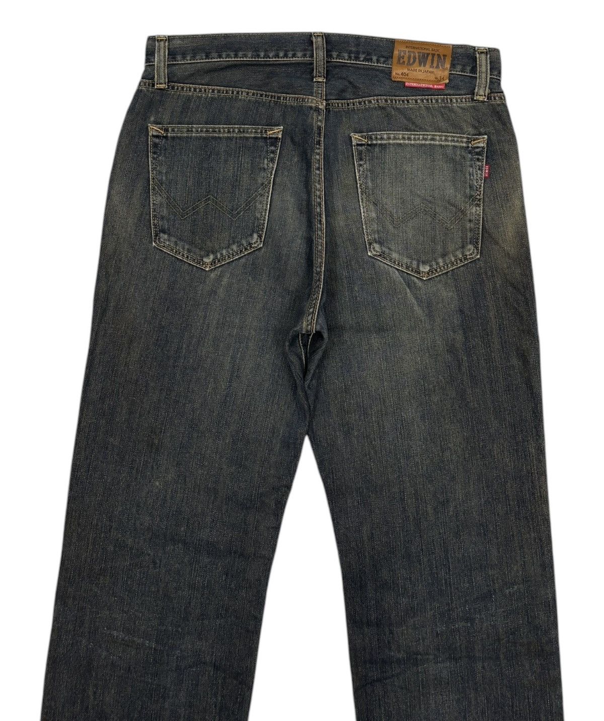 Edwin 🔥DISTRESSED DENIM EDWIN 404 MUD WASH REGULAR BAGGY JEANS Size US 36 / EU 52 - 4 Thumbnail