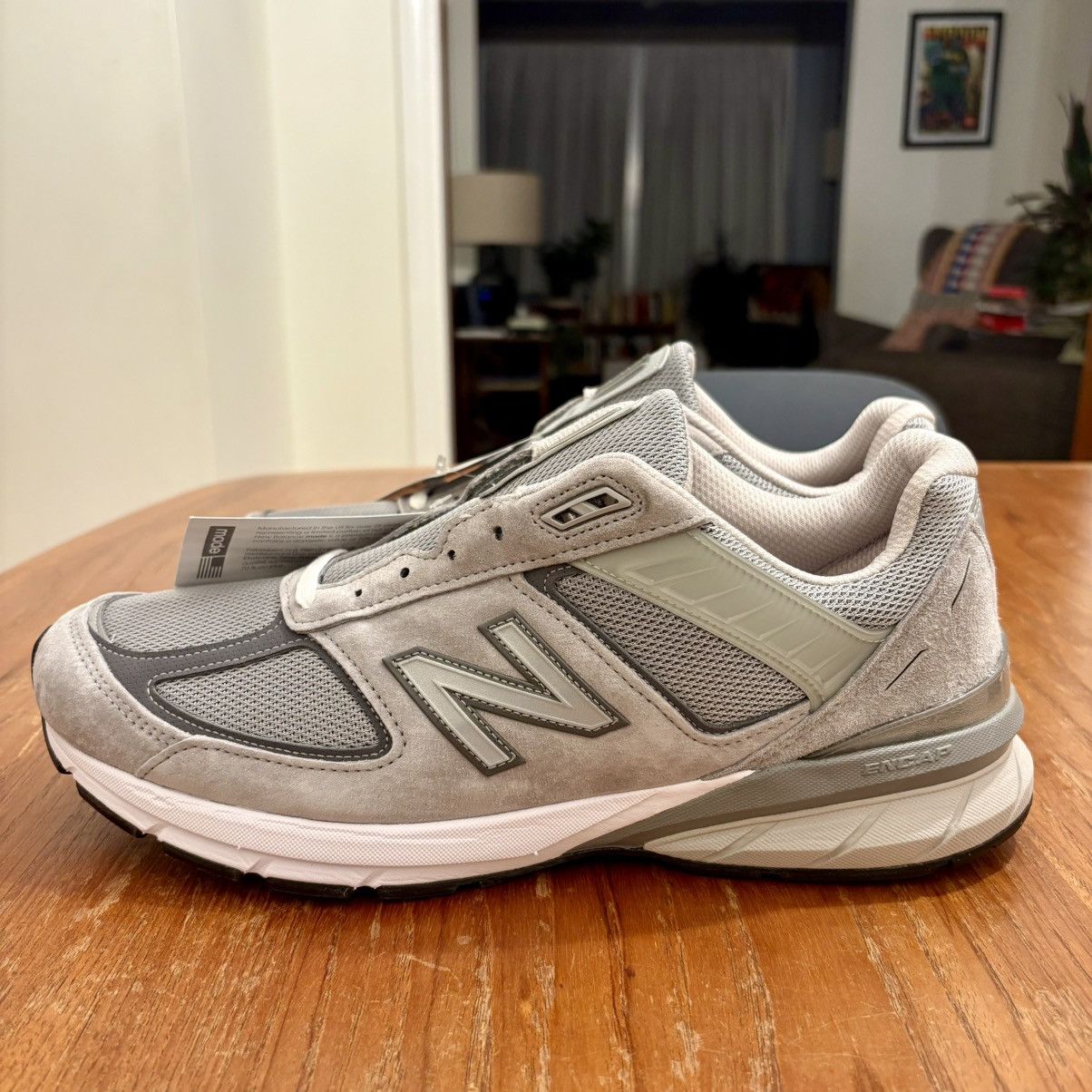 New Balance Men’s New Balance 990v5 in grey! Size 12 2E wide! Size US 12 / EU 45 - 1 Thumbnail
