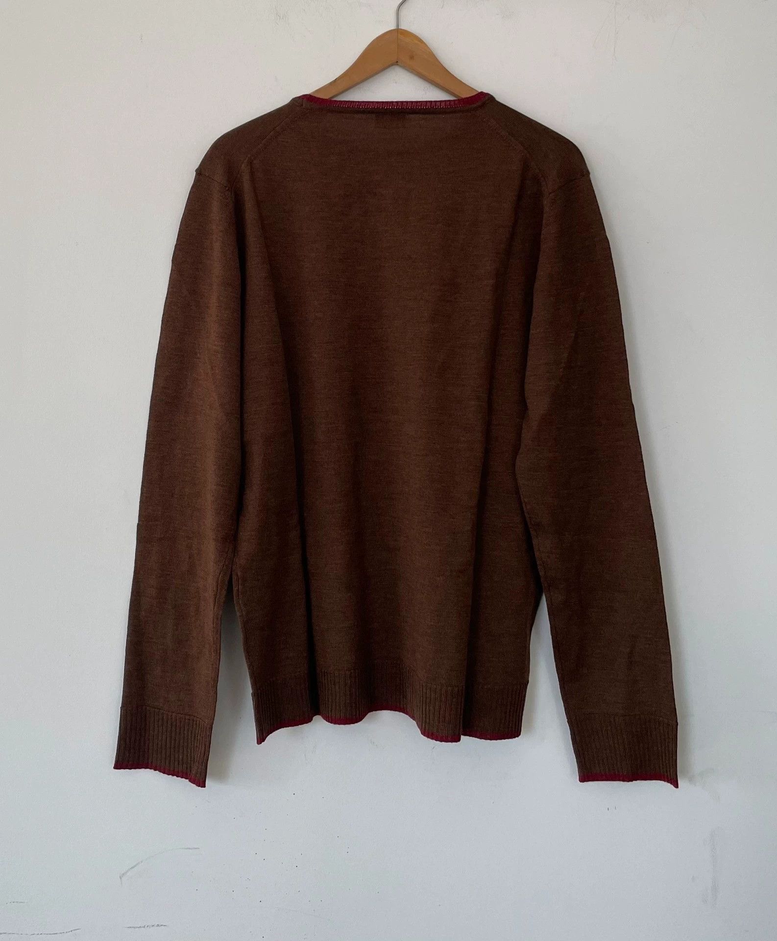 Kenzo Kenzo Men's Lightweight Wool Knit Sweater Size US L / EU 52-54 / 3 - 2 Thumbnail