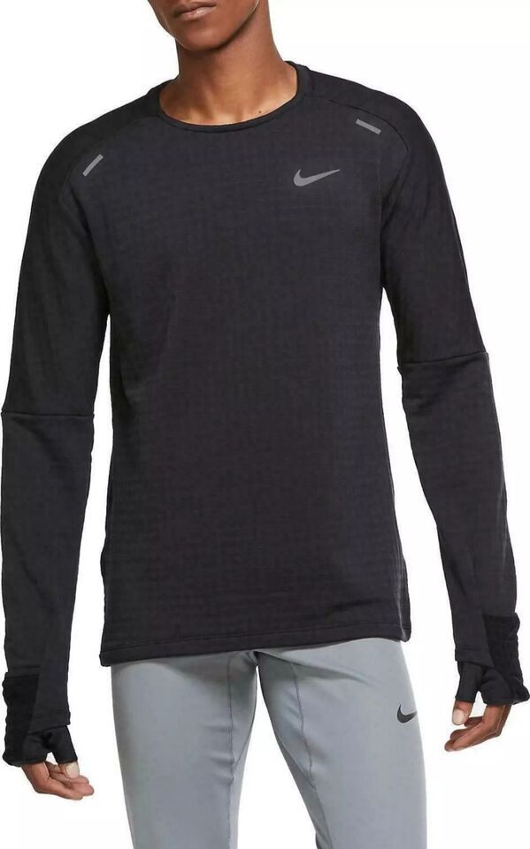 Nike Nike Men's Therma Fit Black LS Running Top Size US L / EU 52-54 / 3 - 1 Thumbnail