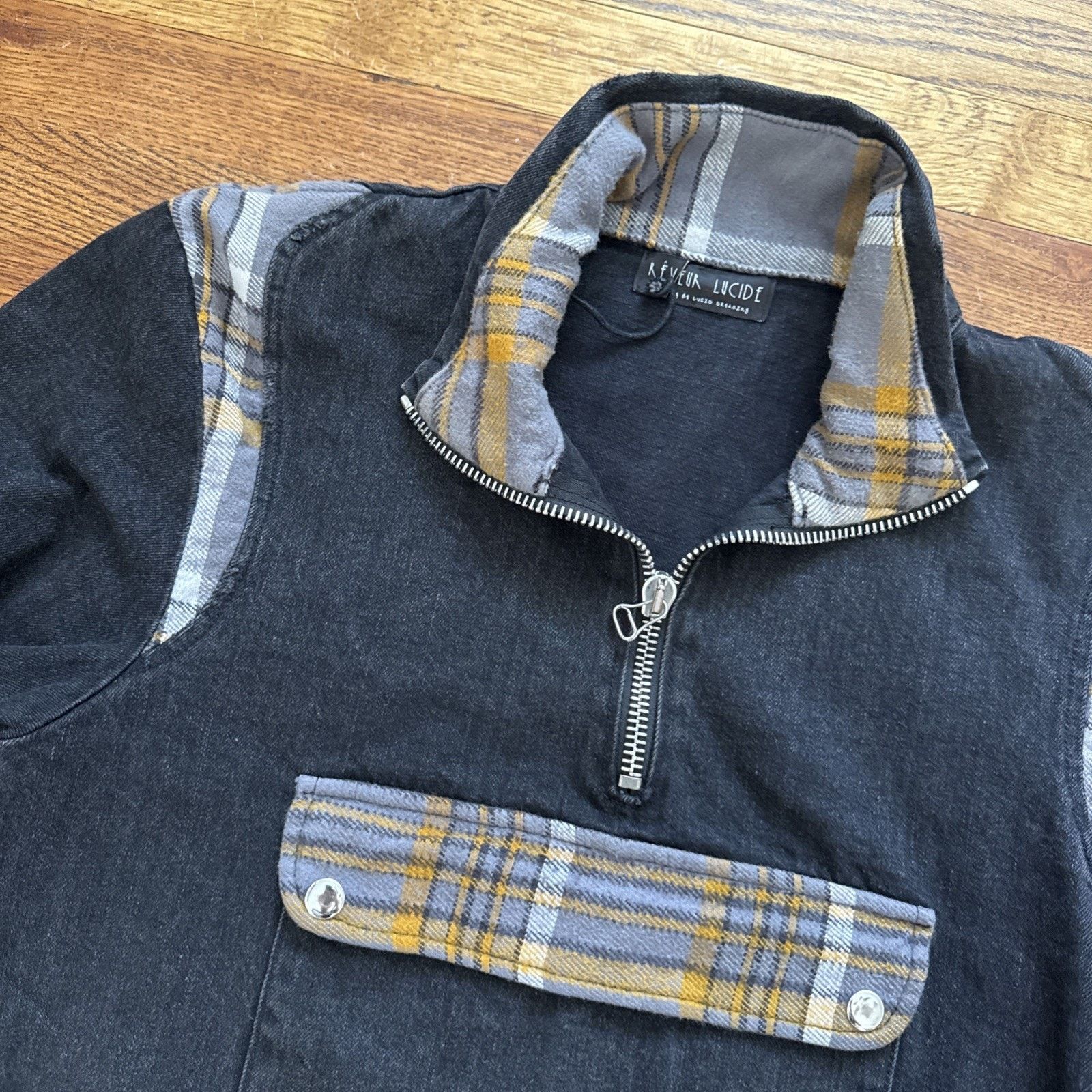 Other Rare RÊVEUR LUCIDE WORK OVERSHIRT 100% Cotton Size S Size US S / EU 44-46 / 1 - 6 Thumbnail