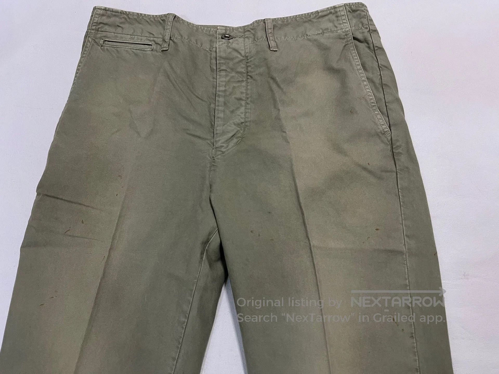 Visvim VISVIM 23SS CHINO PANTS DMGD. Size US 26 / EU 42 - 2 Thumbnail