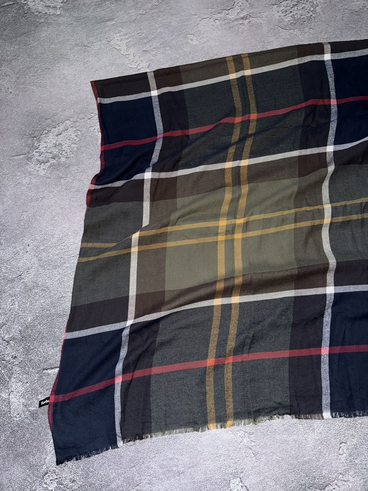 Barbour × Designer Barbour cotton scarf 🧣 all printed checkered unisex Size ONE SIZE - 12 Thumbnail