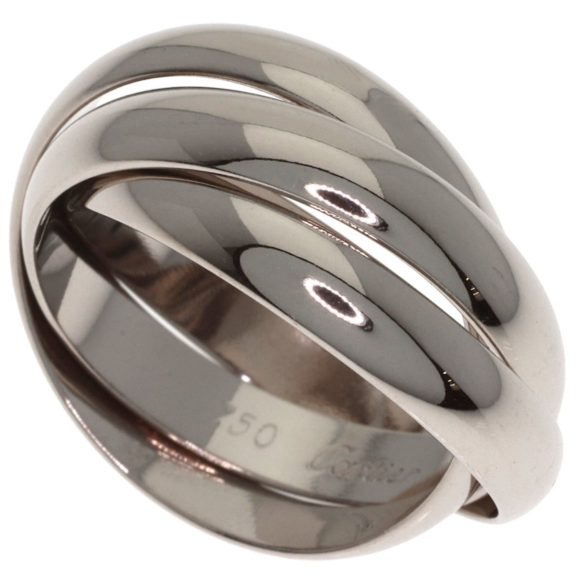 Cartier Cartier Trinity #50 Ring, 18K White Gold, Women's, CARTIER Size ONE SIZE - 1 Thumbnail