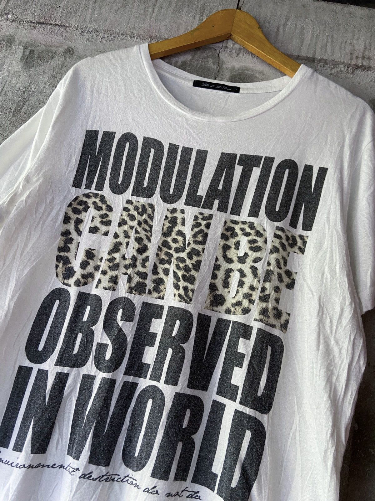 Beauty Beast × Hysteric Glamour × Japanese Brand MODULATION CAN BE OBSERVED IN WORLD LEOPARD DESIGN TEE Size US L / EU 52-54 / 3 - 4 Thumbnail