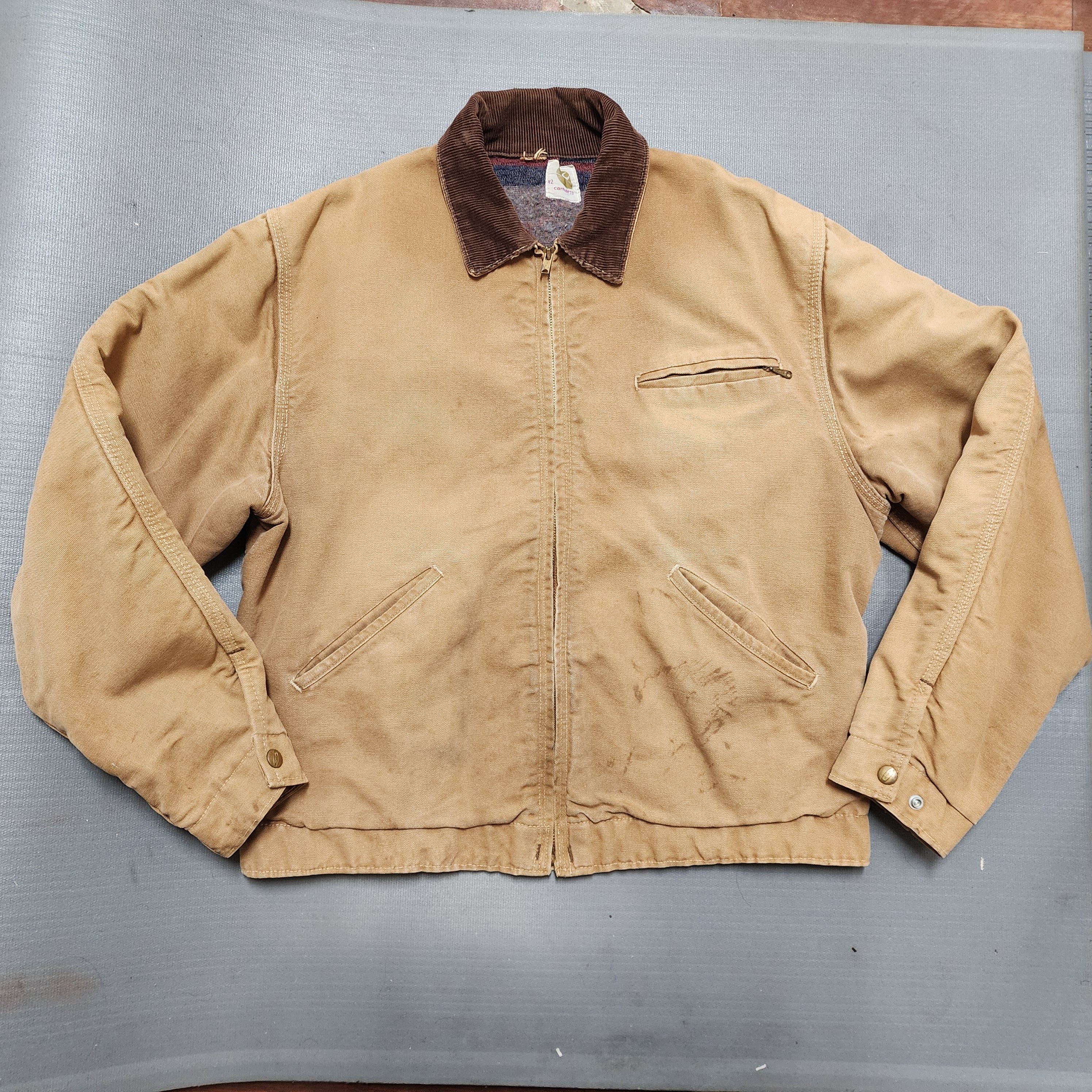 Carhartt 1960’s Carhartt Big C Detroit Jacket 42 Large RARE Size US L / EU 52-54 / 3 - 12 Thumbnail
