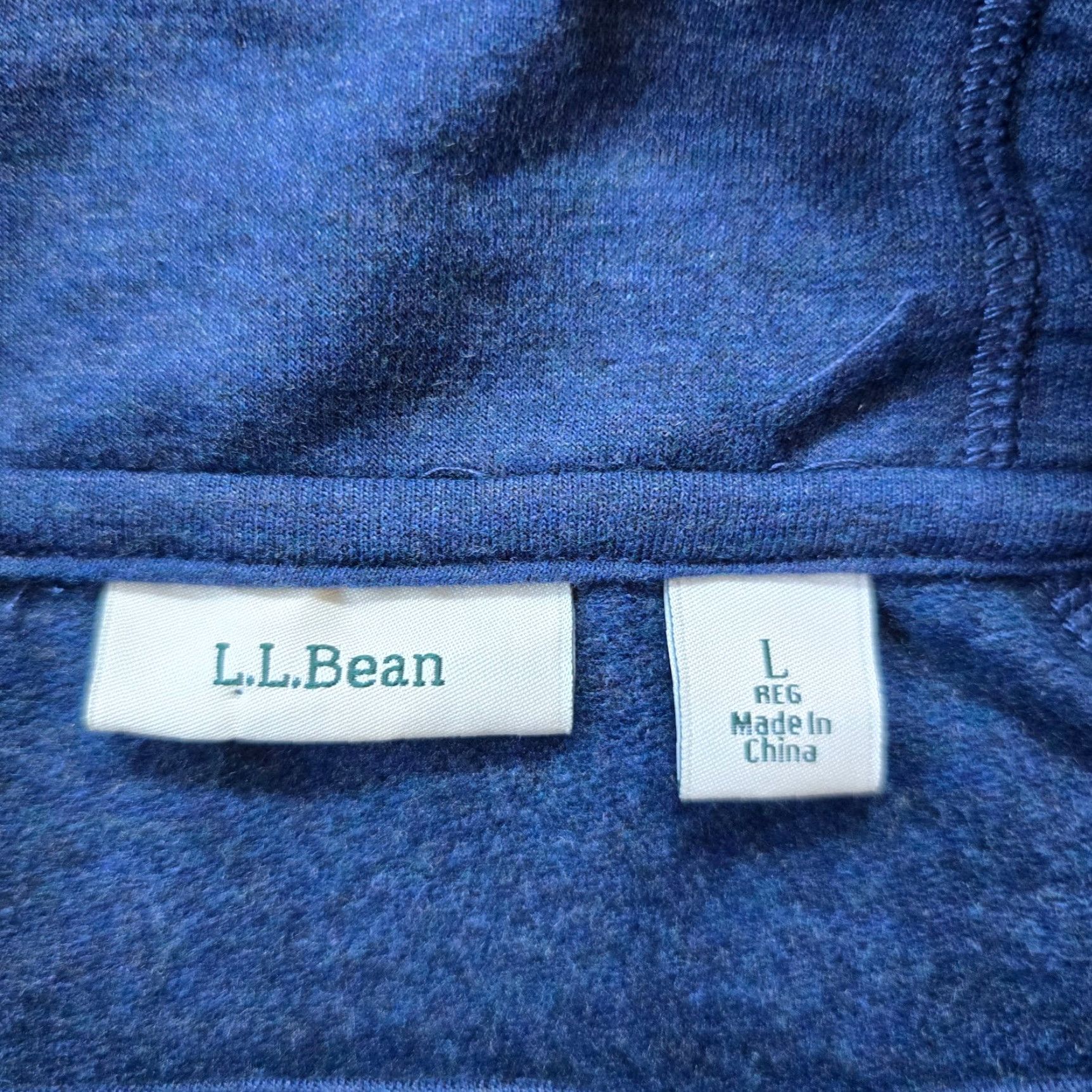 Vintage LL Bean Sweatshirt Womens Size Large Blue Wicked Soft Wrap Neck Sweater Casual Pullover Classic Seasonal Womens Size L / US 10 / IT 46 - 4 Thumbnail
