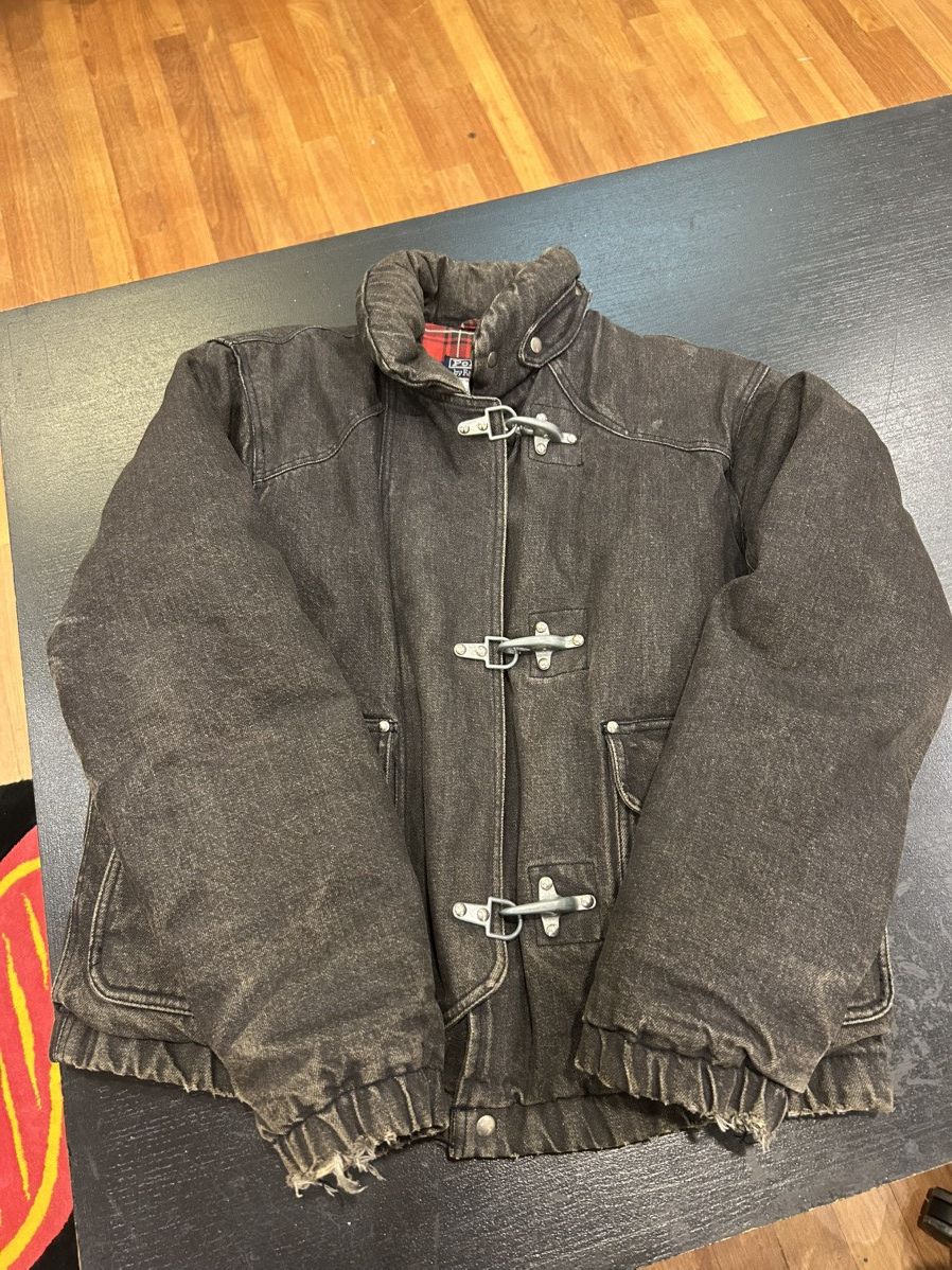 Polo Ralph Lauren Vintage Polo Ralph Lauren Fireman Clasp Denim Jacket Size US M / EU 48-50 / 2 - 3 Thumbnail