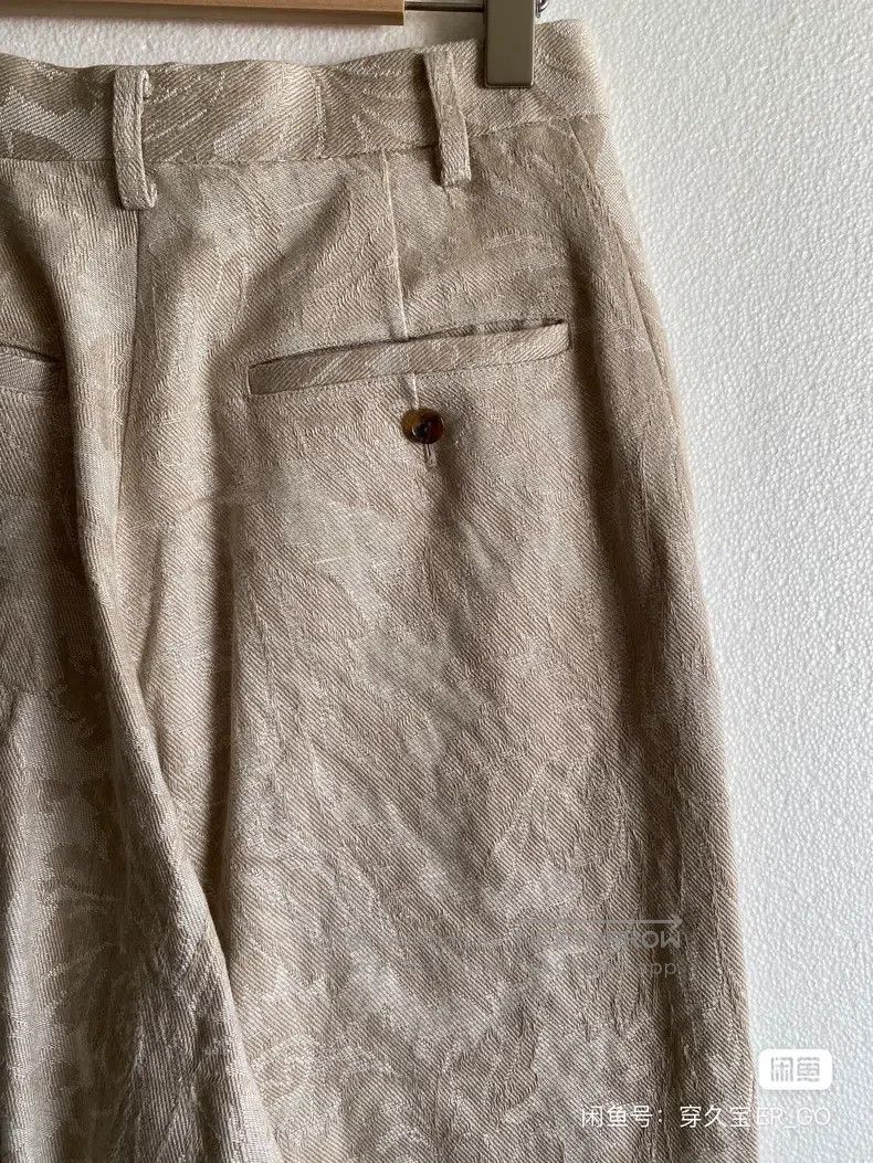 Junya Watanabe Junya Watanabe size S Dark Patterned Cream Beige Low Rise Size 23" - 6 Thumbnail